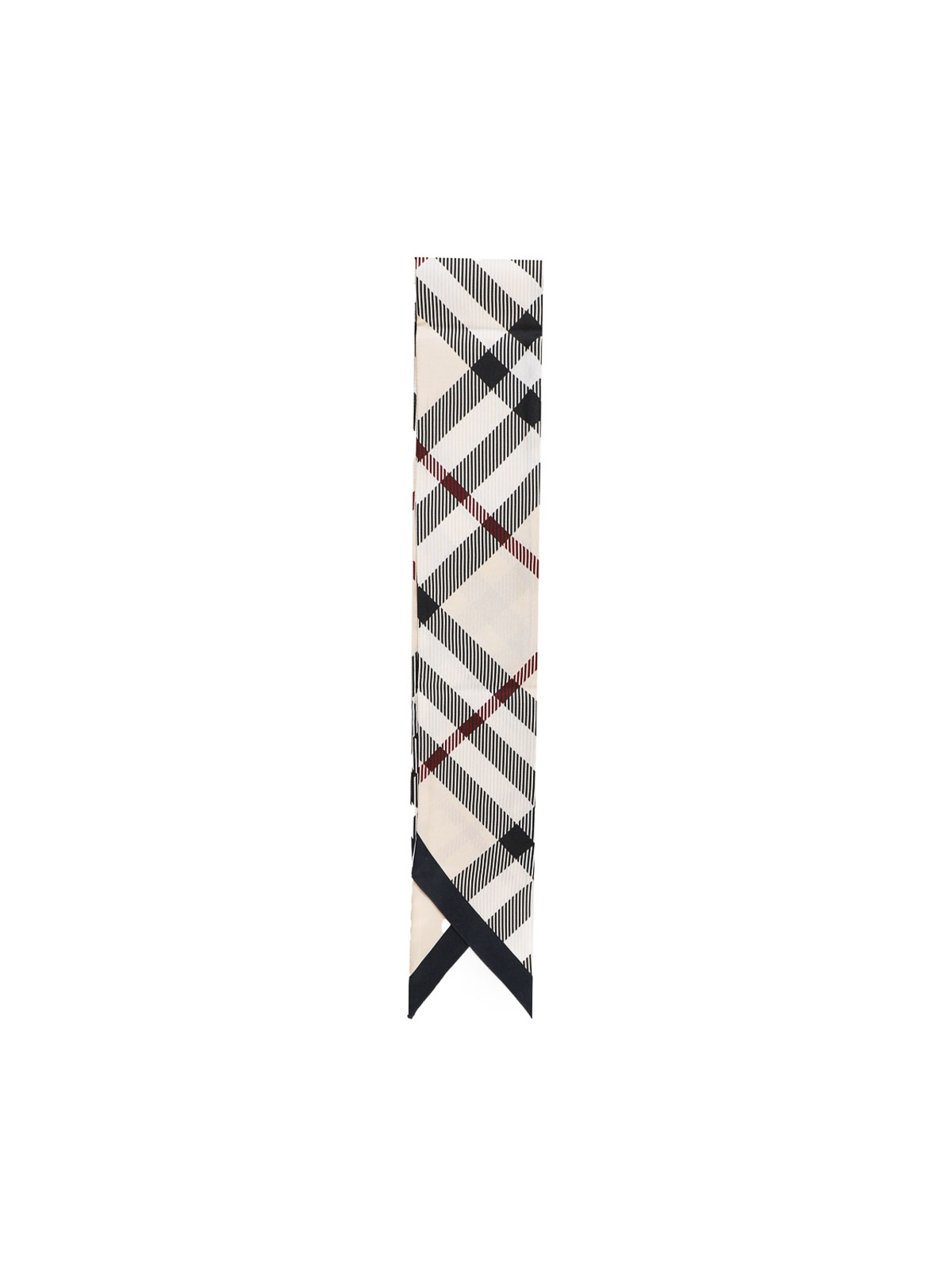 Shop Burberry Foulard Vintage Check In Beis