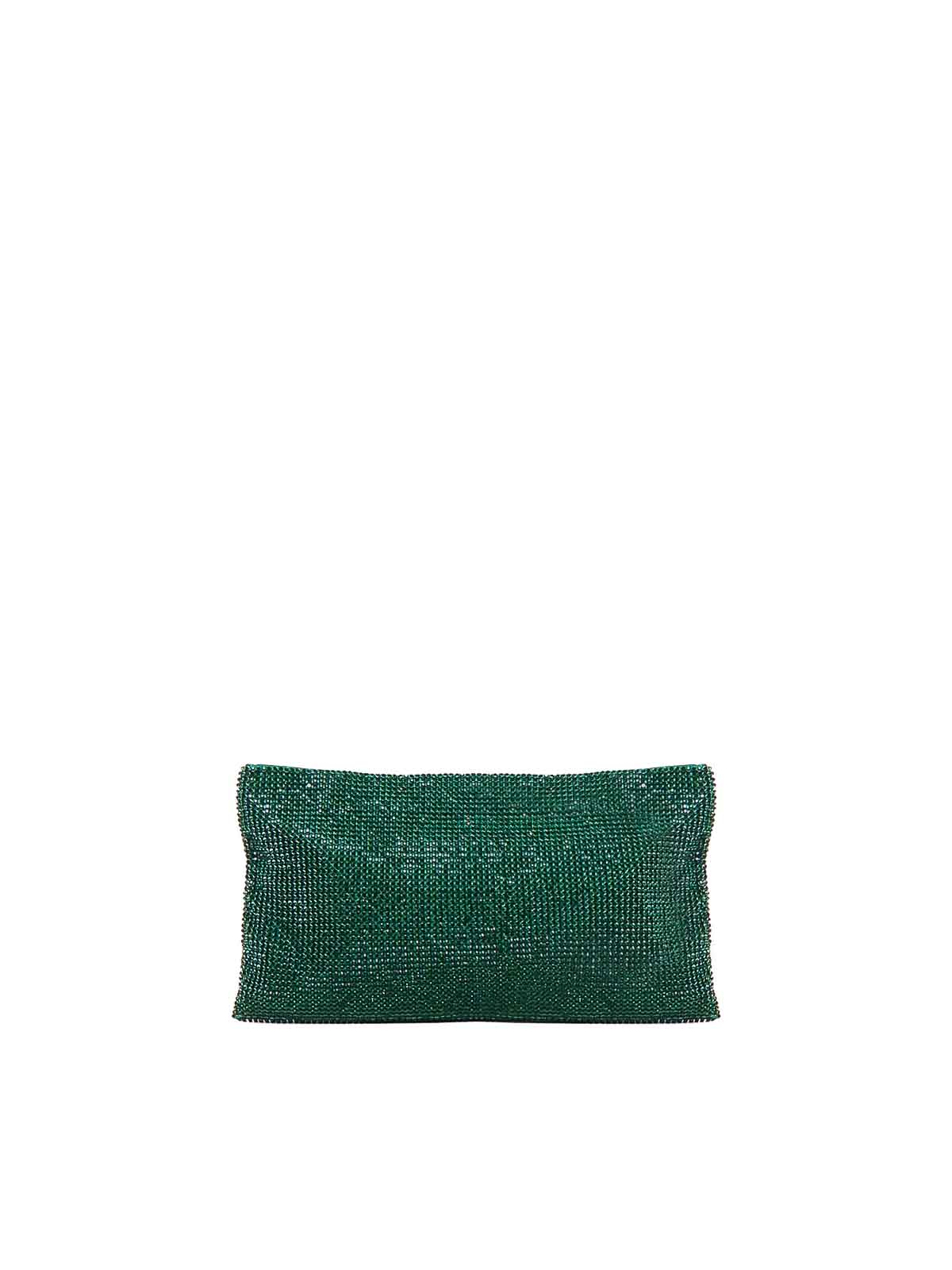 Shop Benedetta Bruzziches Pochette Your Best Friend La Petite In Verde