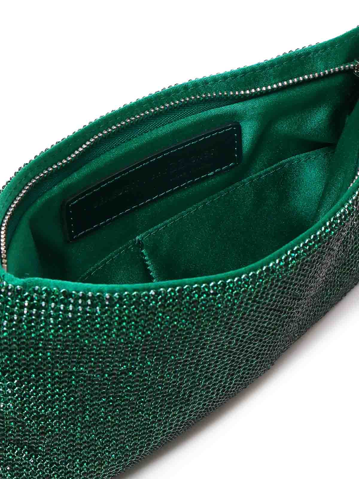 Shop Benedetta Bruzziches Pochette Your Best Friend La Petite In Verde