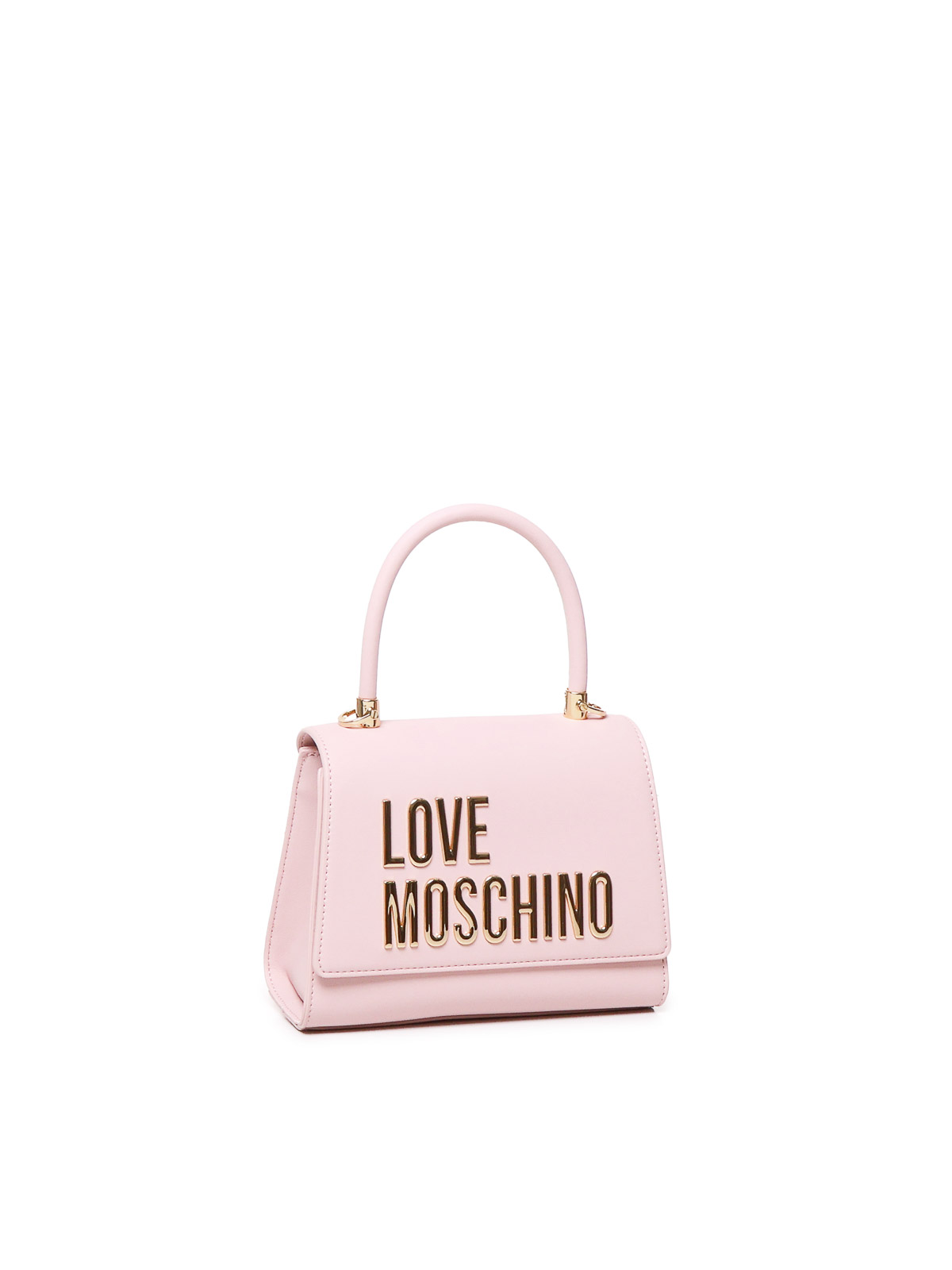 Shop Love Moschino Ecoleather Handbag In Color Carne Y Neutral