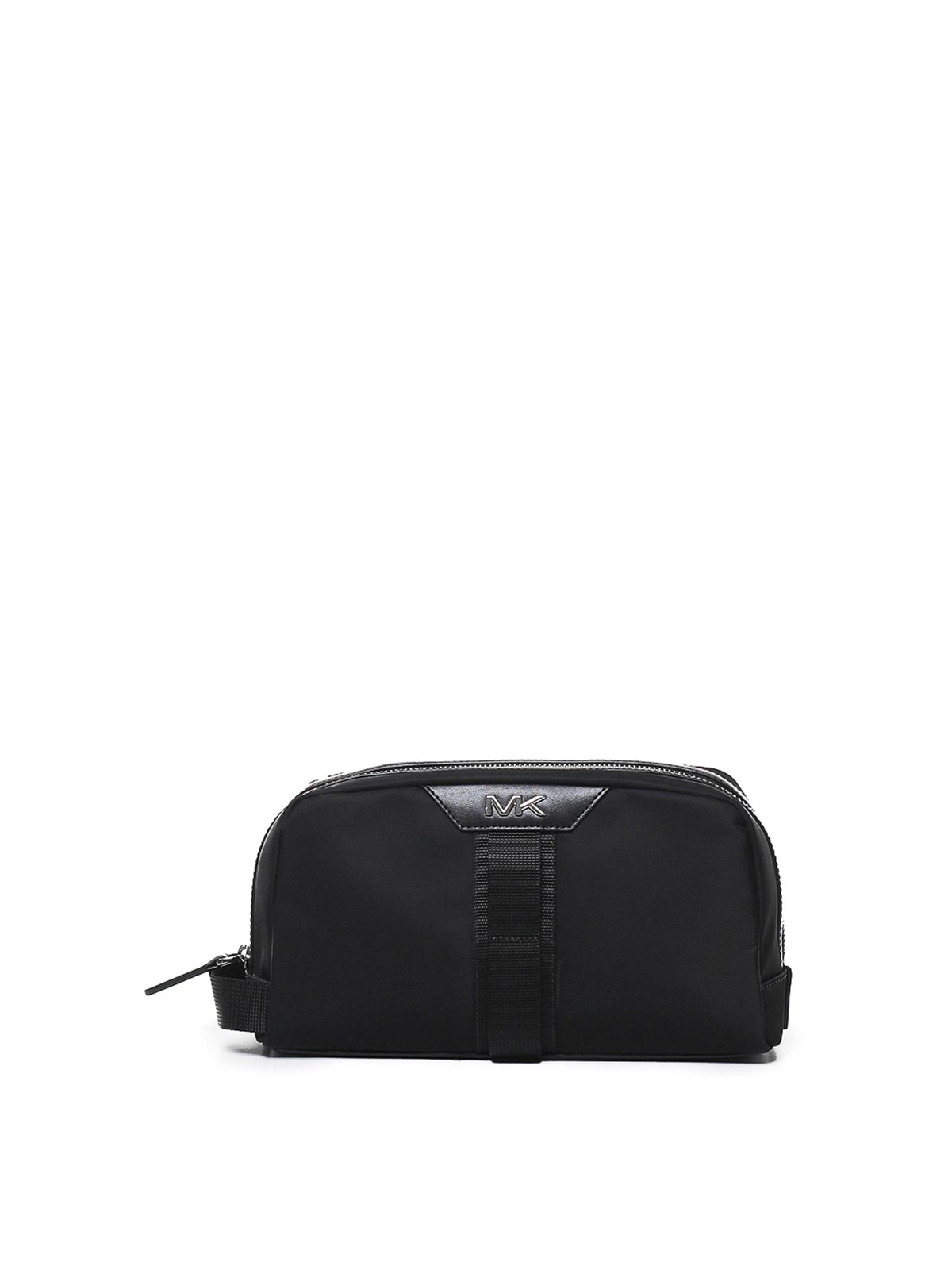 Shop Michael Michael Kors Nylon Toiletry Pochette In Negro