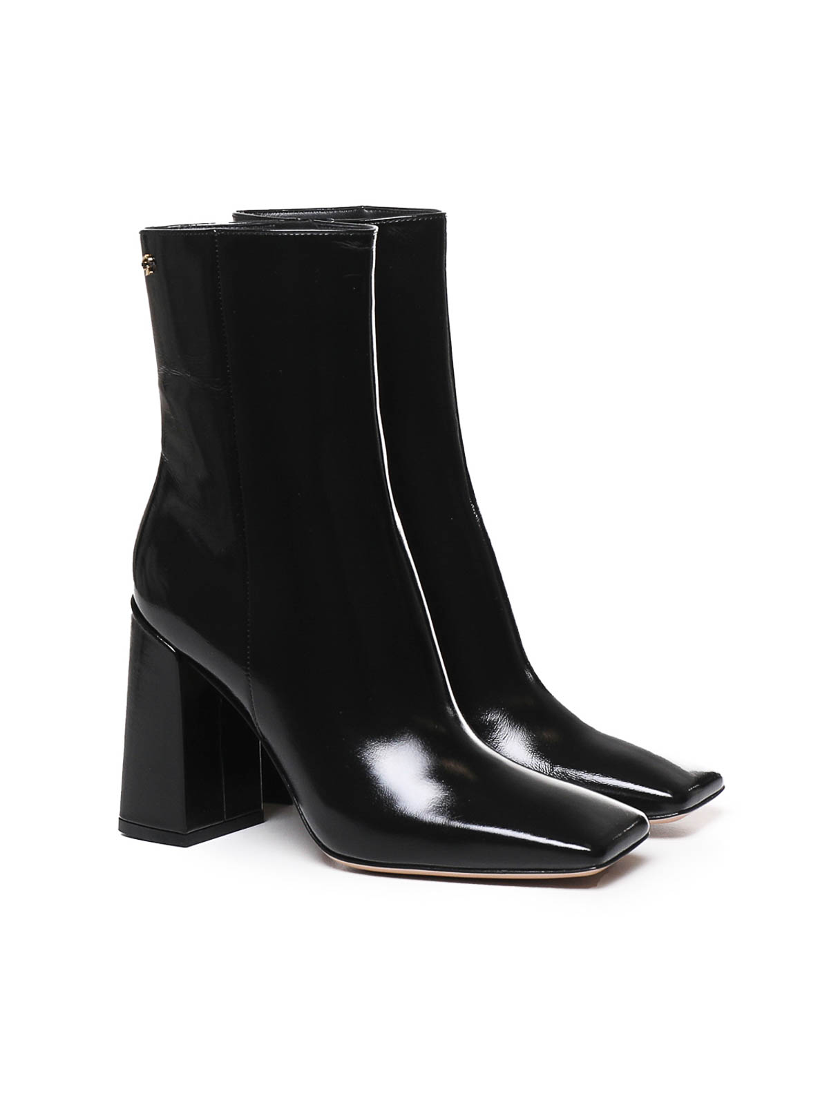 Shop Gianvito Rossi Nuit Boots In Patent Leather In Negro