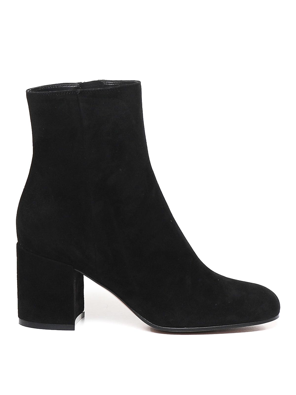 Shop Gianvito Rossi Joelle Suede Boots In Negro