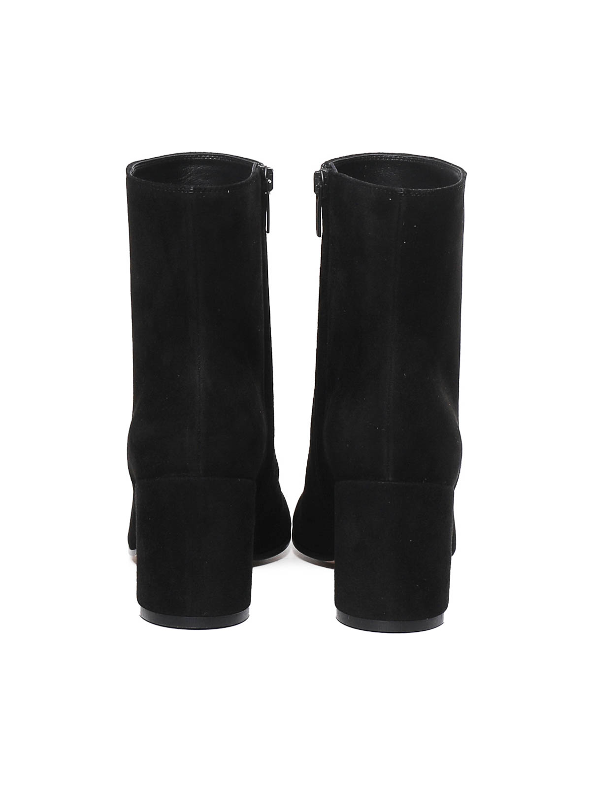 Shop Gianvito Rossi Joelle Suede Boots In Negro