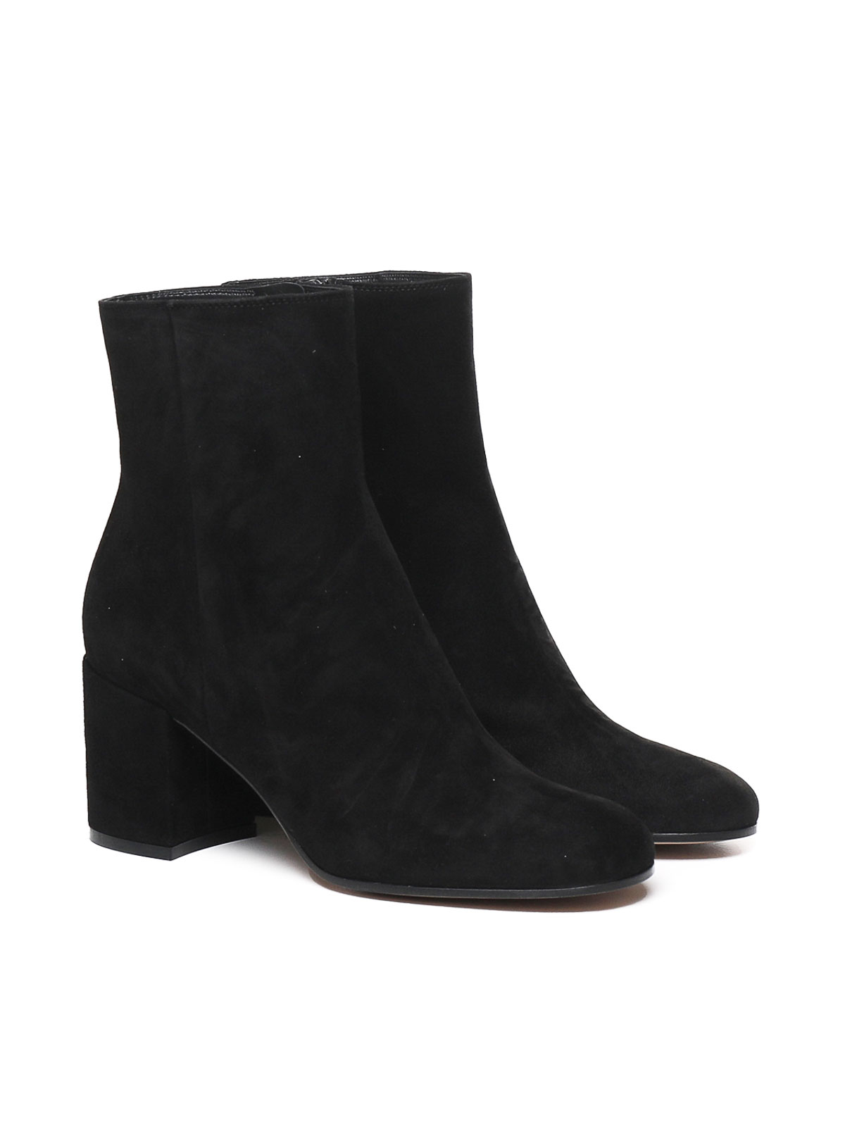 Shop Gianvito Rossi Joelle Suede Boots In Negro