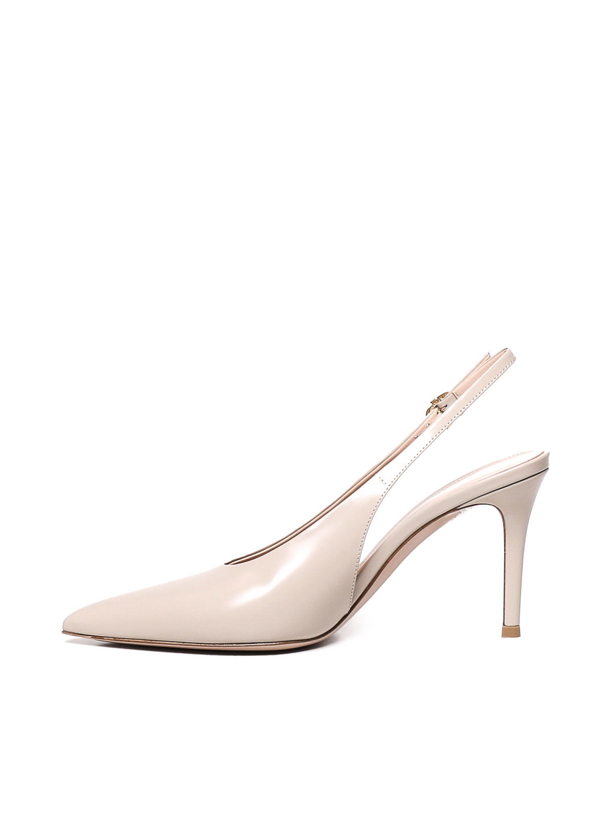 Shop Gianvito Rossi Slingback Tokyo Mousse In Beis