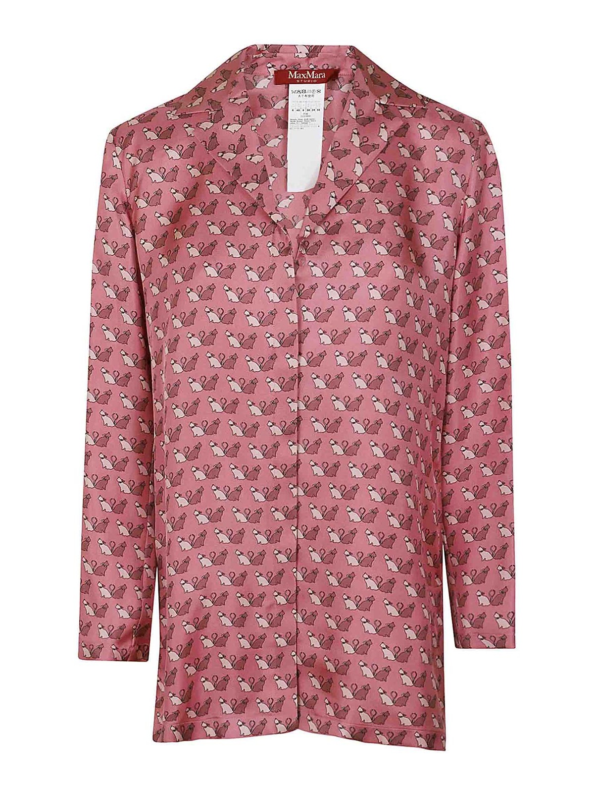 MAX MARA PATTERNED TWILL SHIRT 