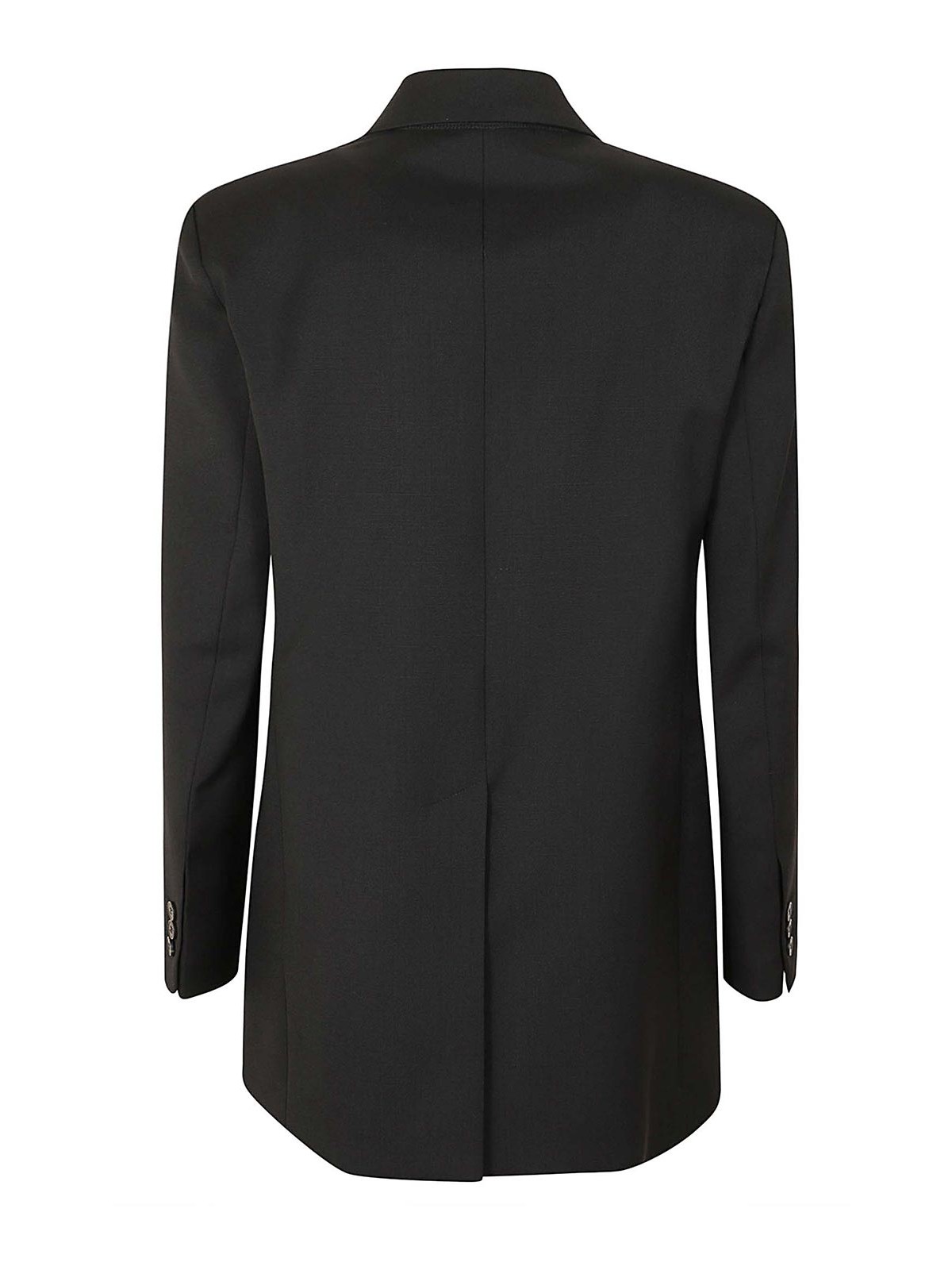 Shop Weekend Max Mara Canvas Blazer In Negro