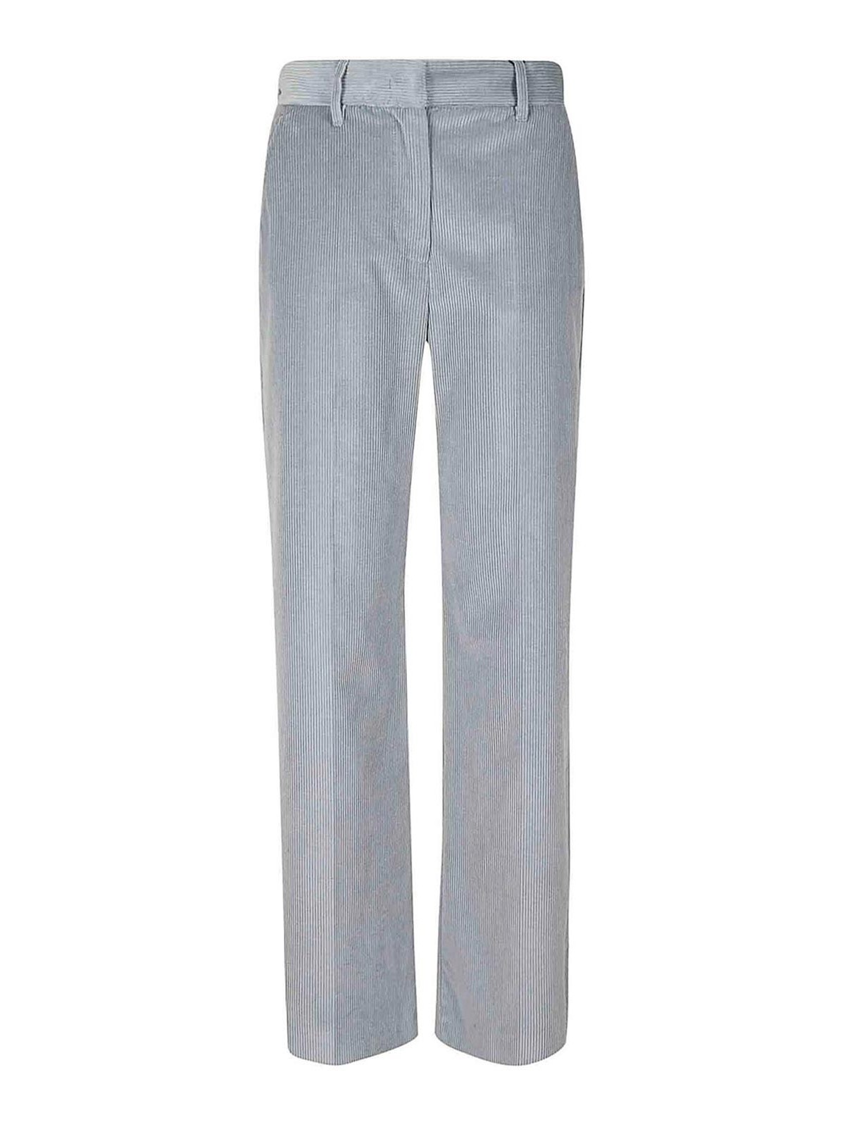 Weekend Max Mara Corduroy Trousers In Azul Claro