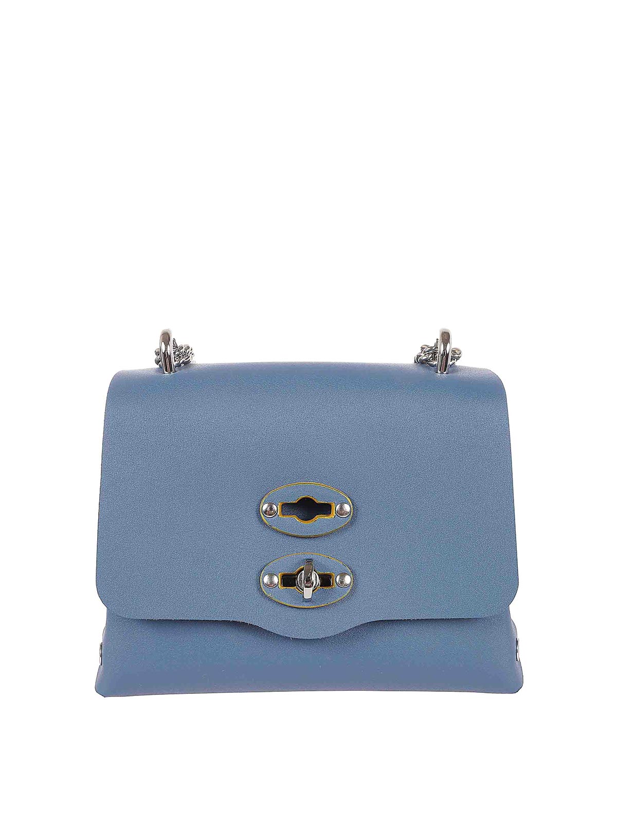 Shop Zanellato Ming Regenerated Leather Bag In Azul