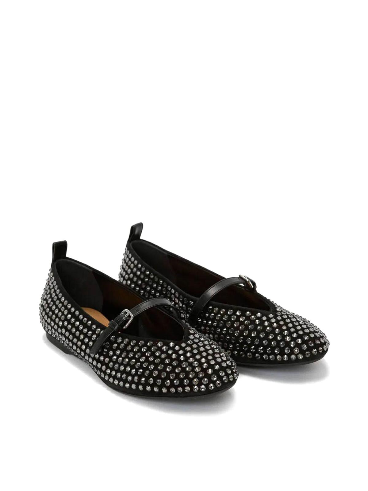 Shop Jw Anderson Ballet Flat In Negro