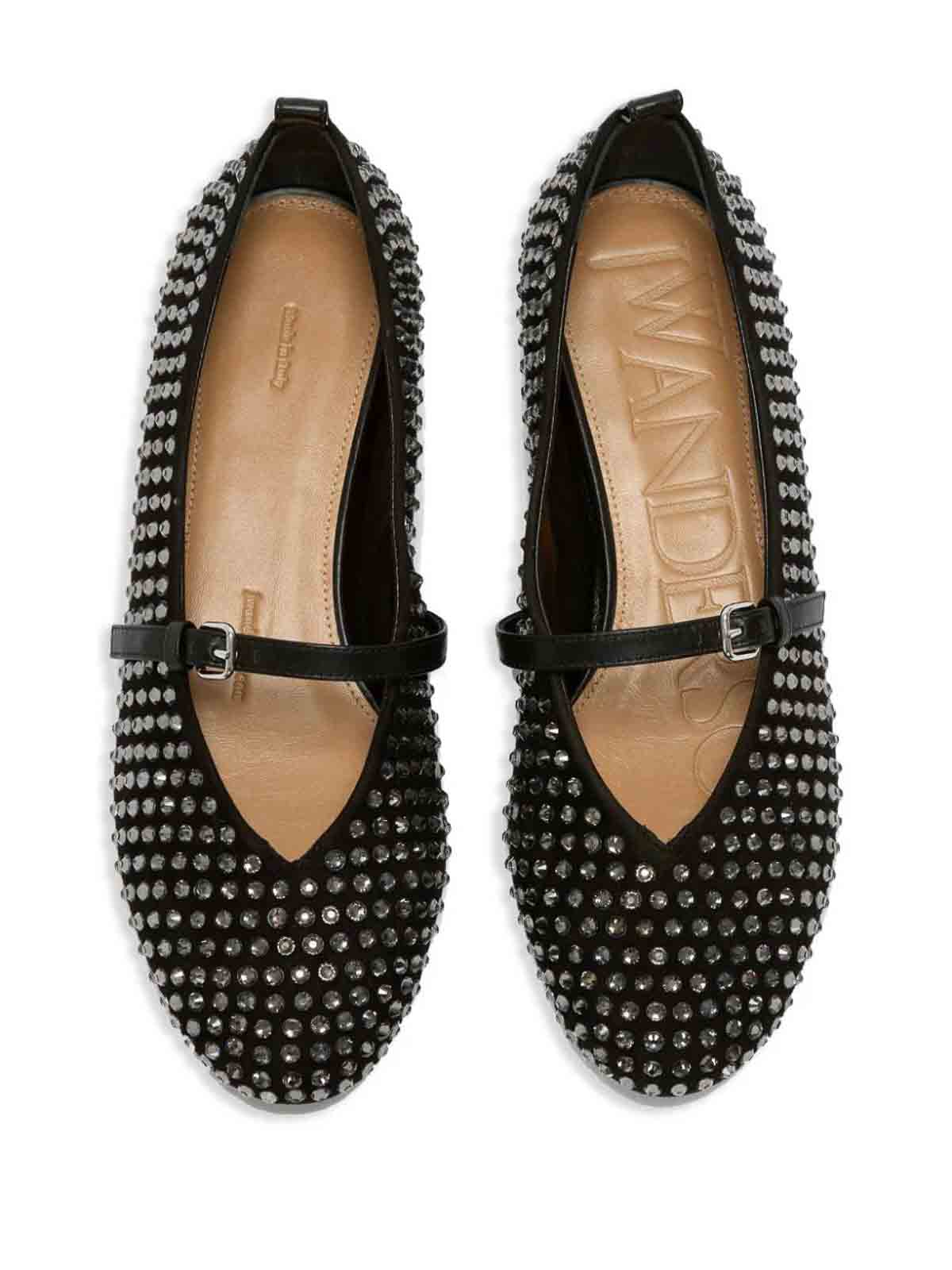 Shop Jw Anderson Ballet Flat In Negro