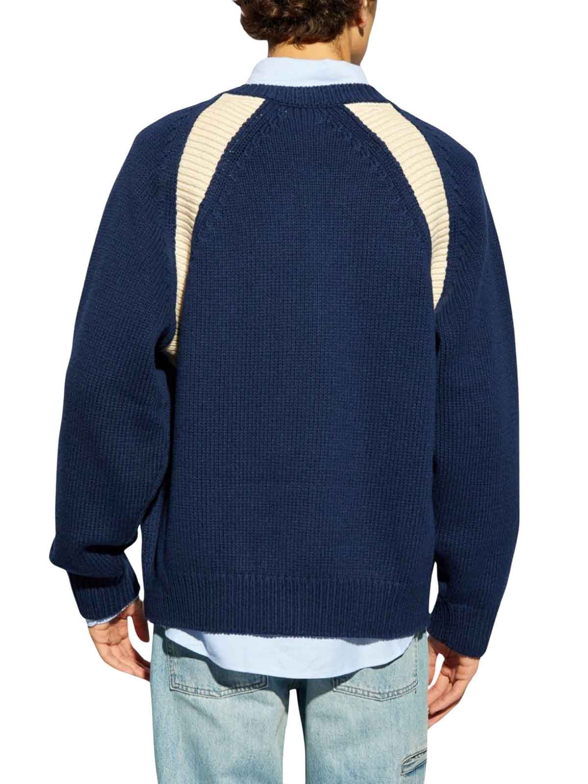 Shop Kenzo Rws Cardigan In Blue