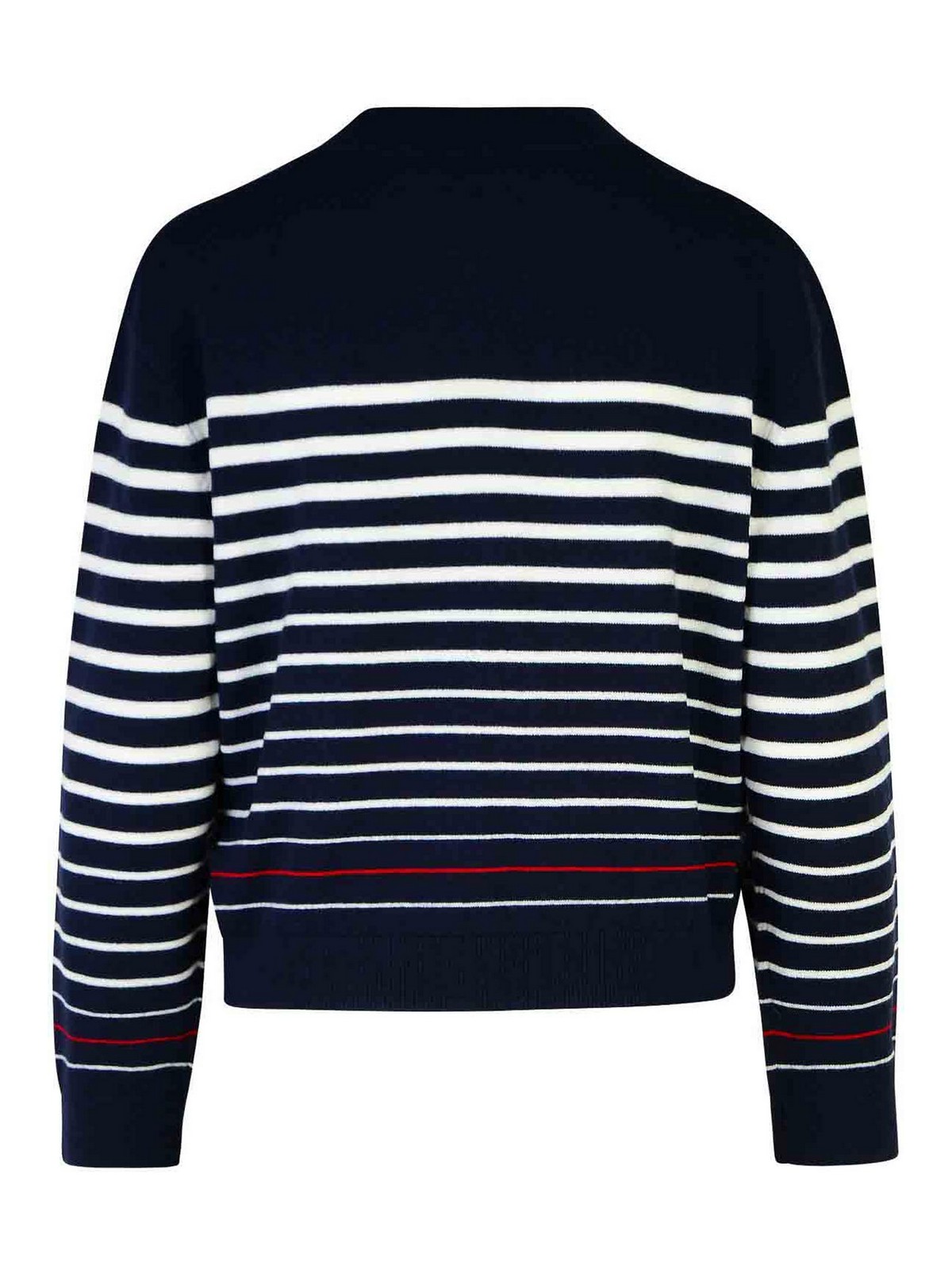 Shop Apc Billie Navy Wool Sweater In Dark Blue