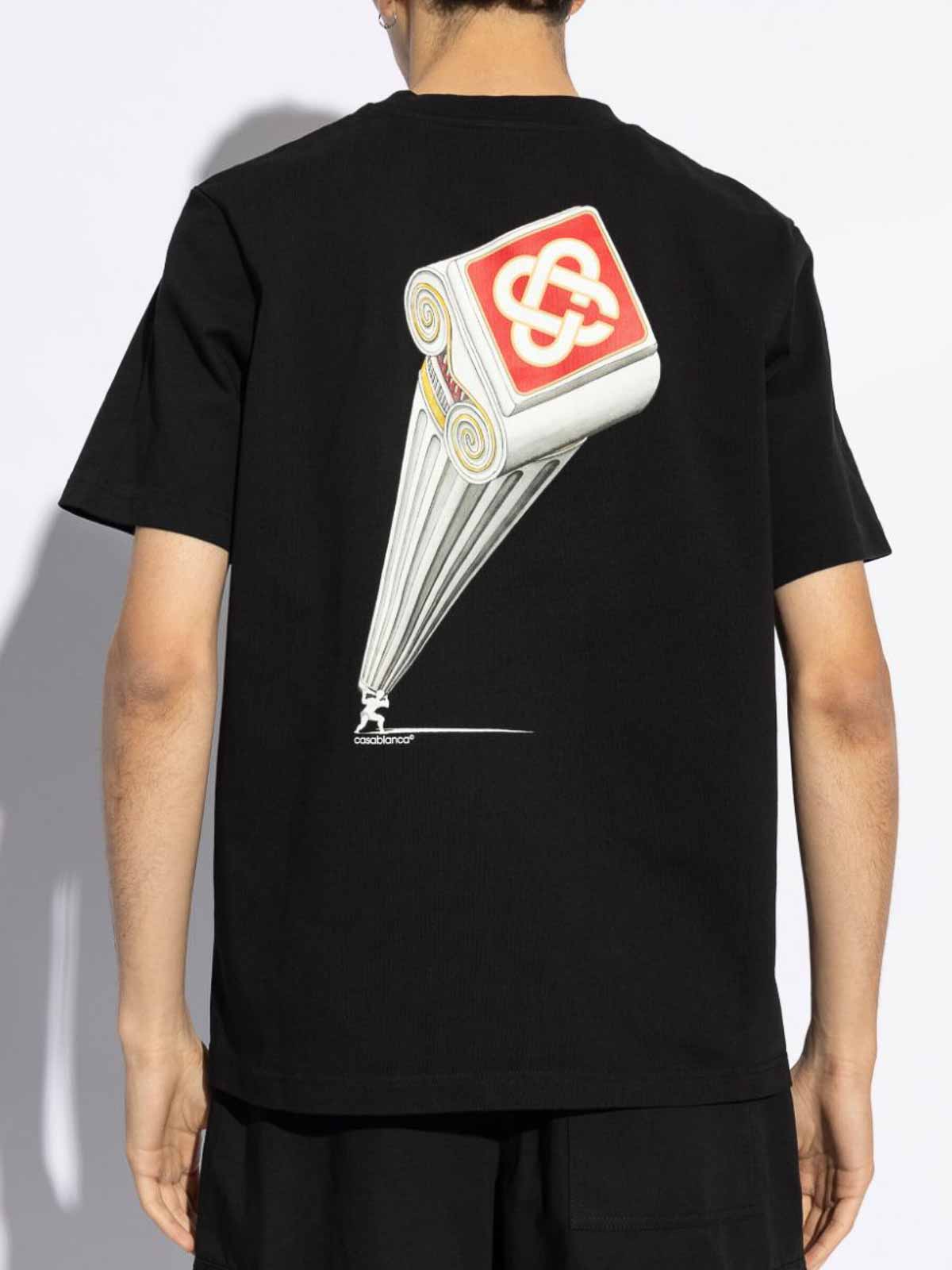 Casablanca Black t-shirt - Black - Men | MF24JTS00109