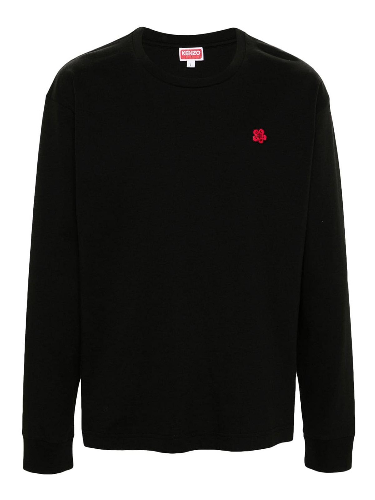 Shop Kenzo Knitted Pullover In Negro