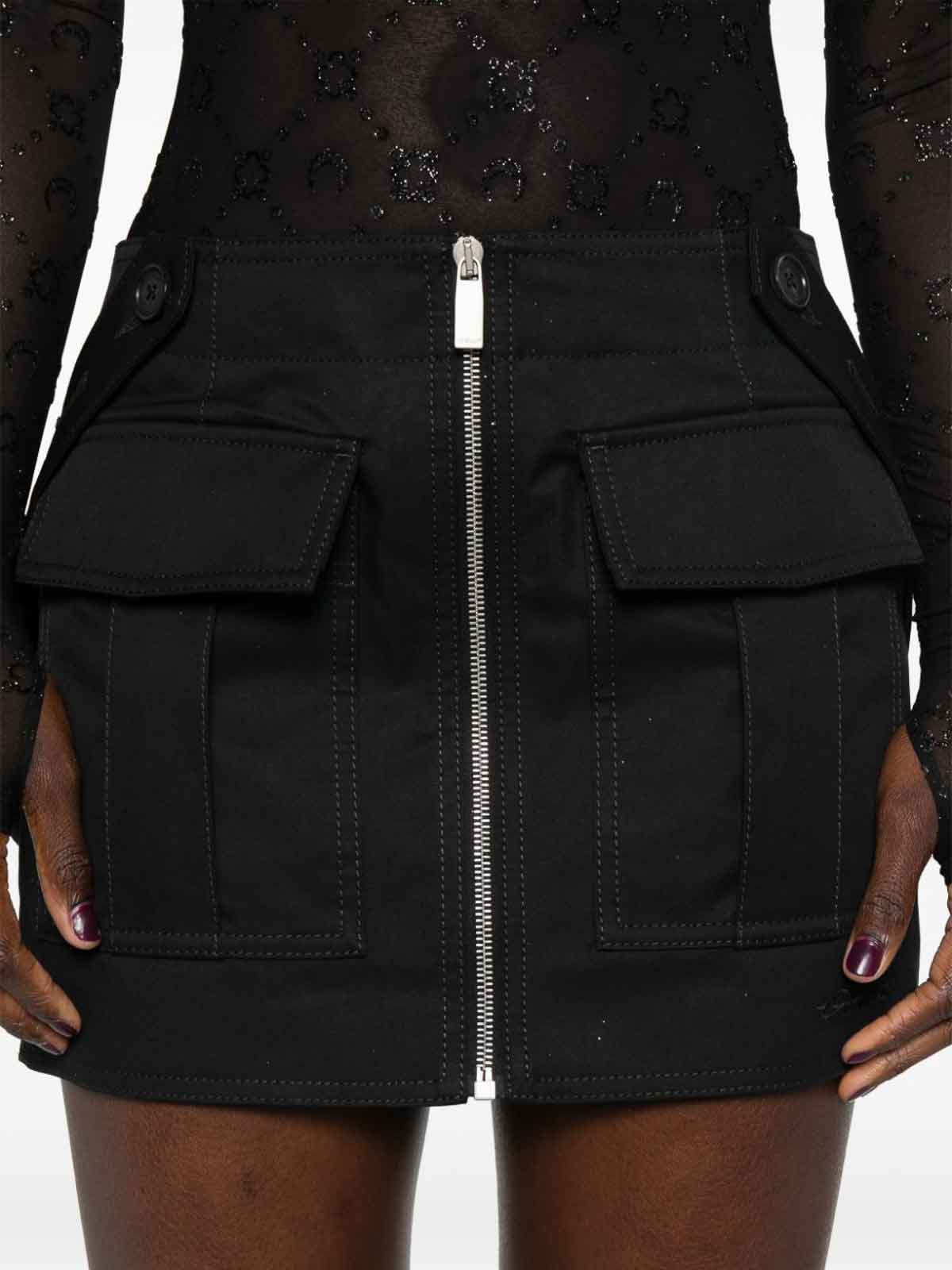 Shop Off-white Mini Skirt In Negro