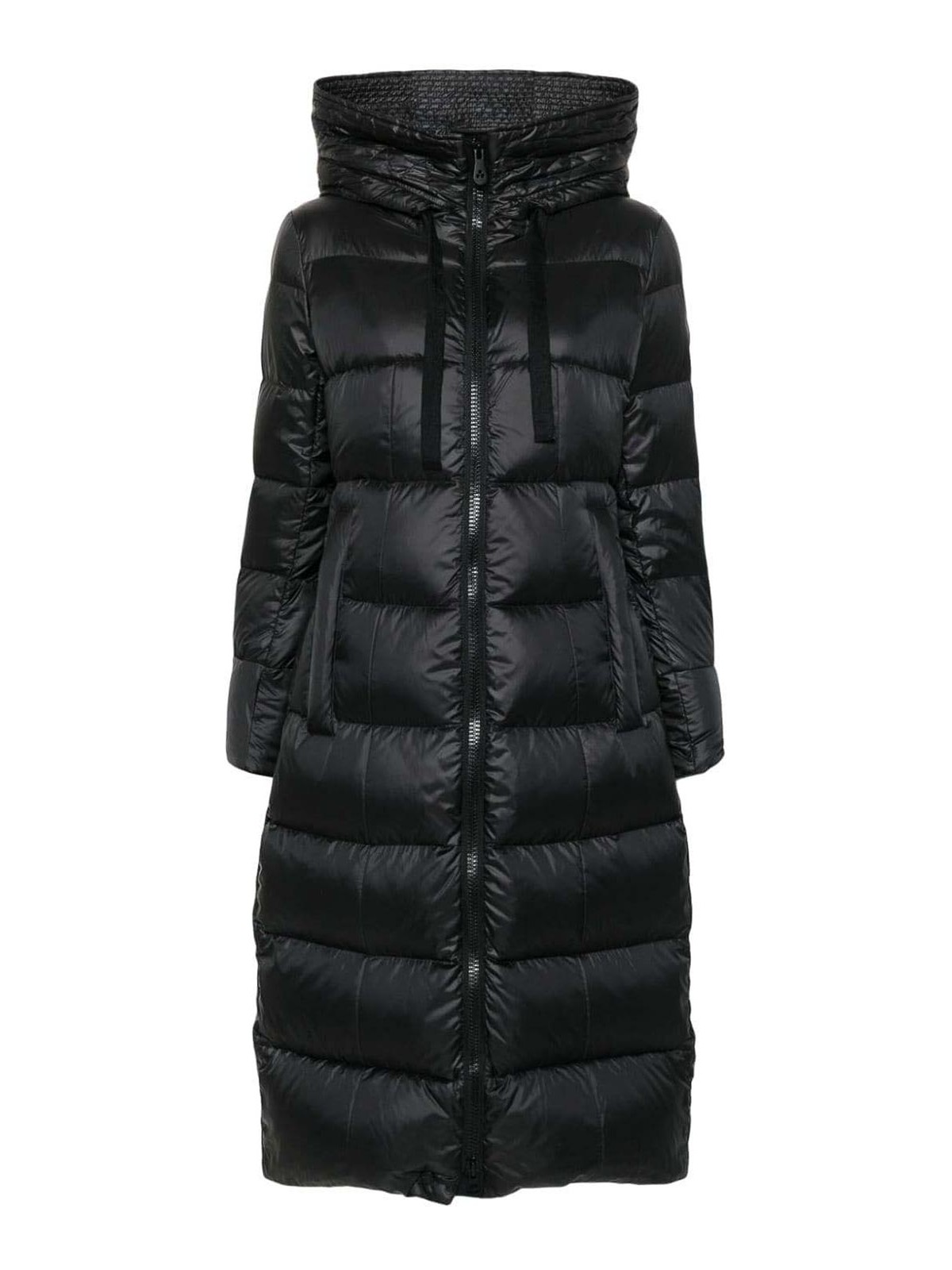 Shop Peuterey Padded Coat In Negro