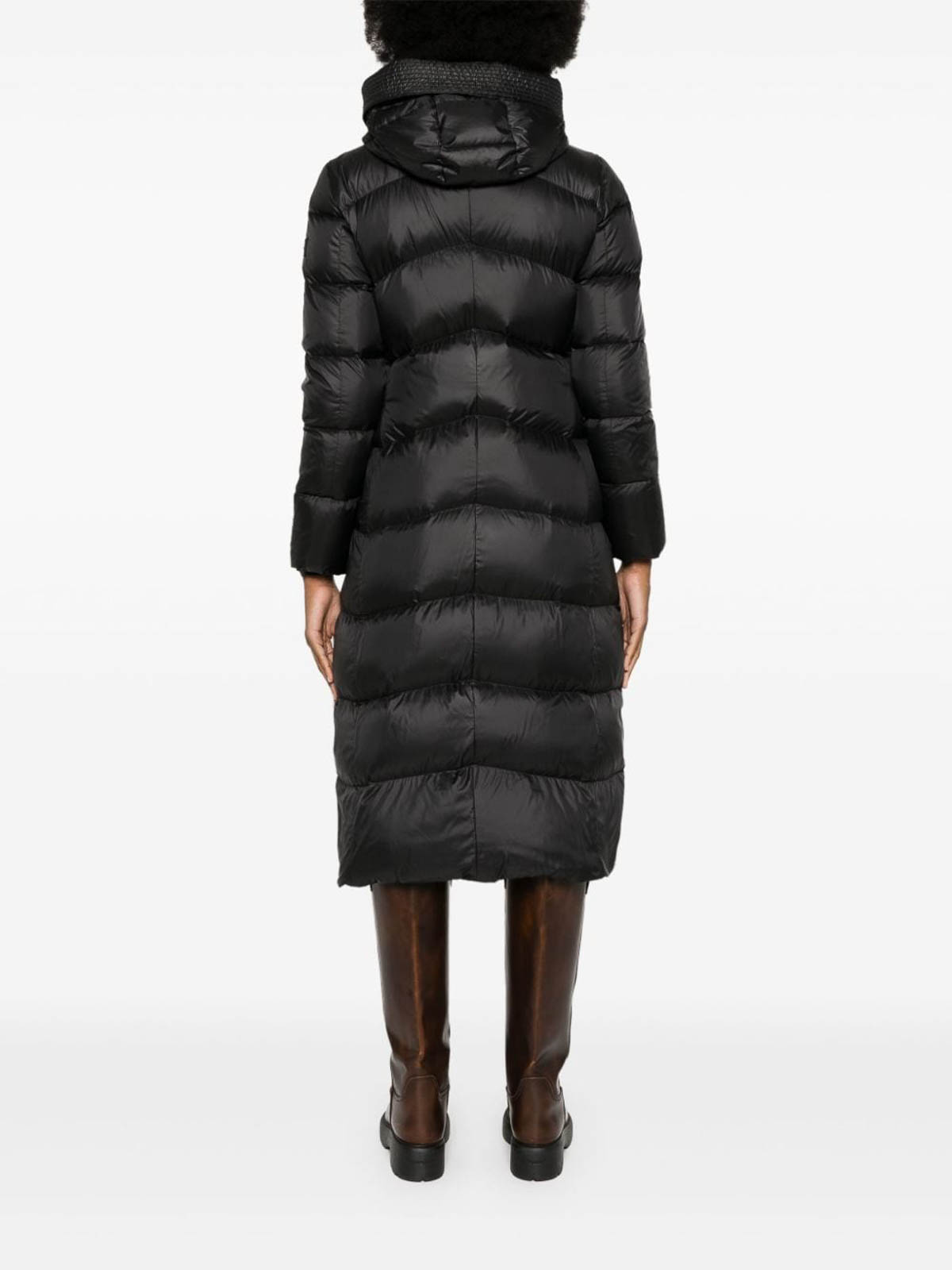 Shop Peuterey Padded Coat In Negro