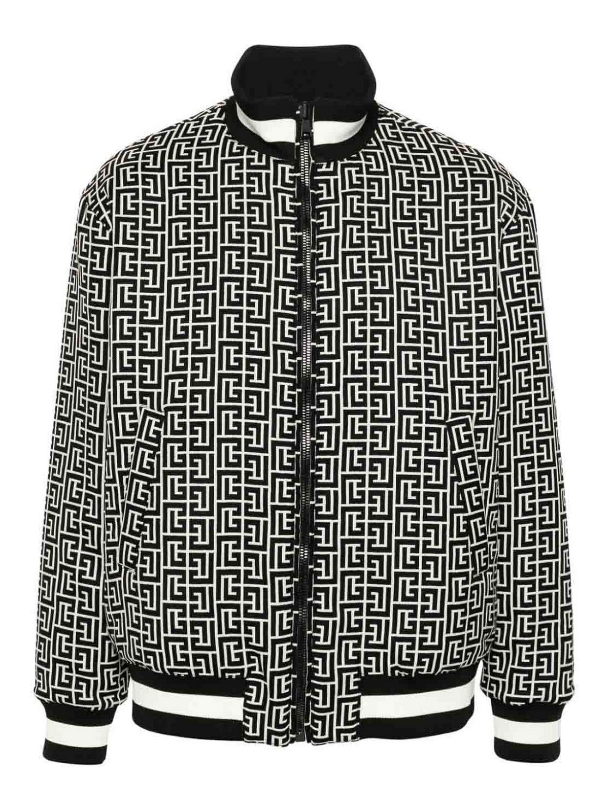 Shop Balmain Blazer Jacket In Azul