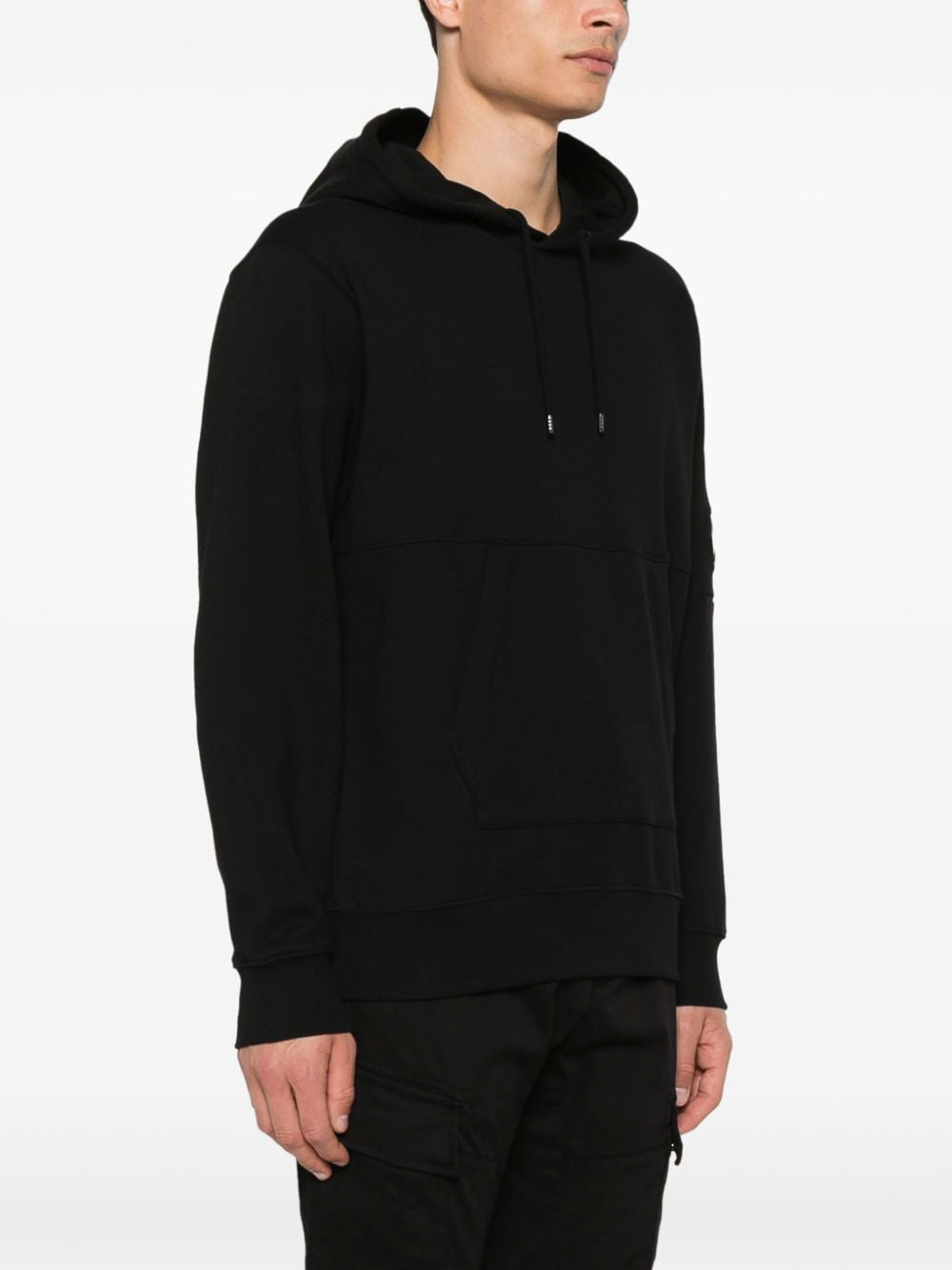 Shop C.p. Company Cotton Sweatshirt In Negro