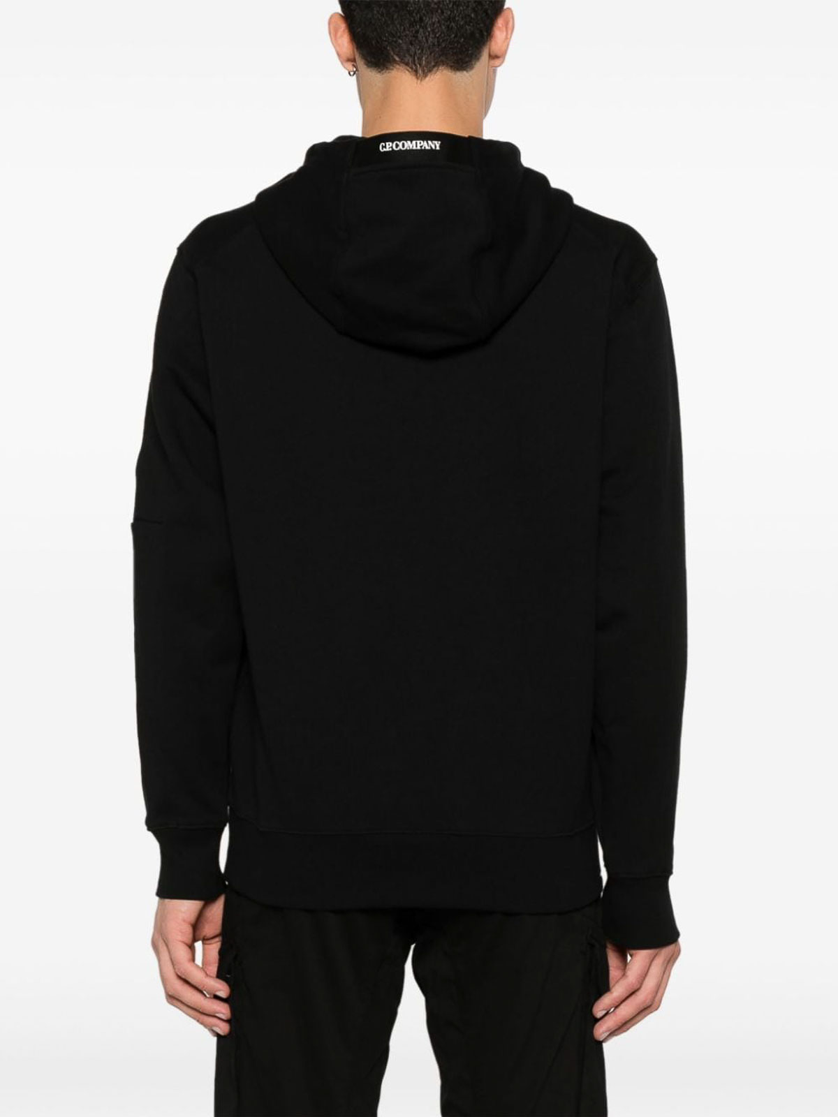 Shop C.p. Company Cotton Sweatshirt In Negro