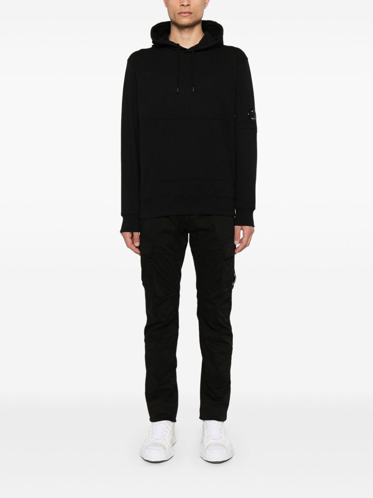 Shop C.p. Company Cotton Sweatshirt In Negro