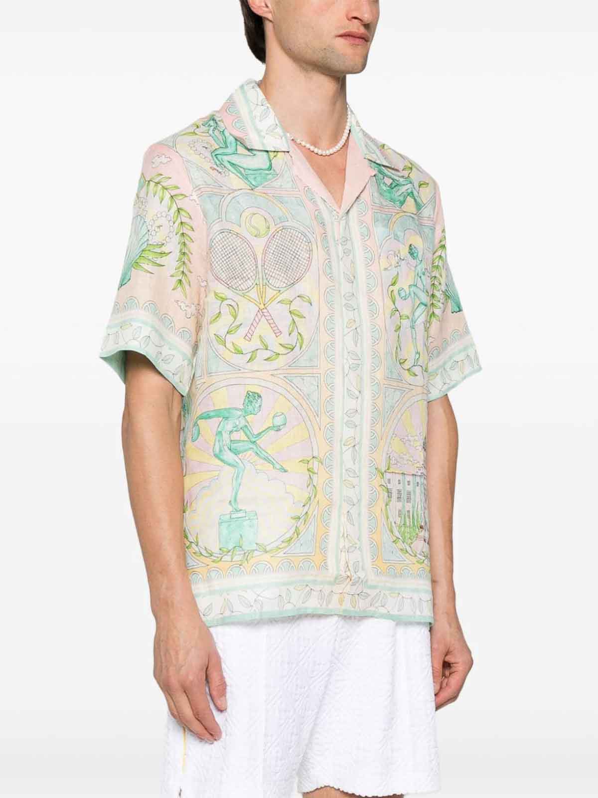 Shop Casablanca Multicolour Shirt In Multicolor