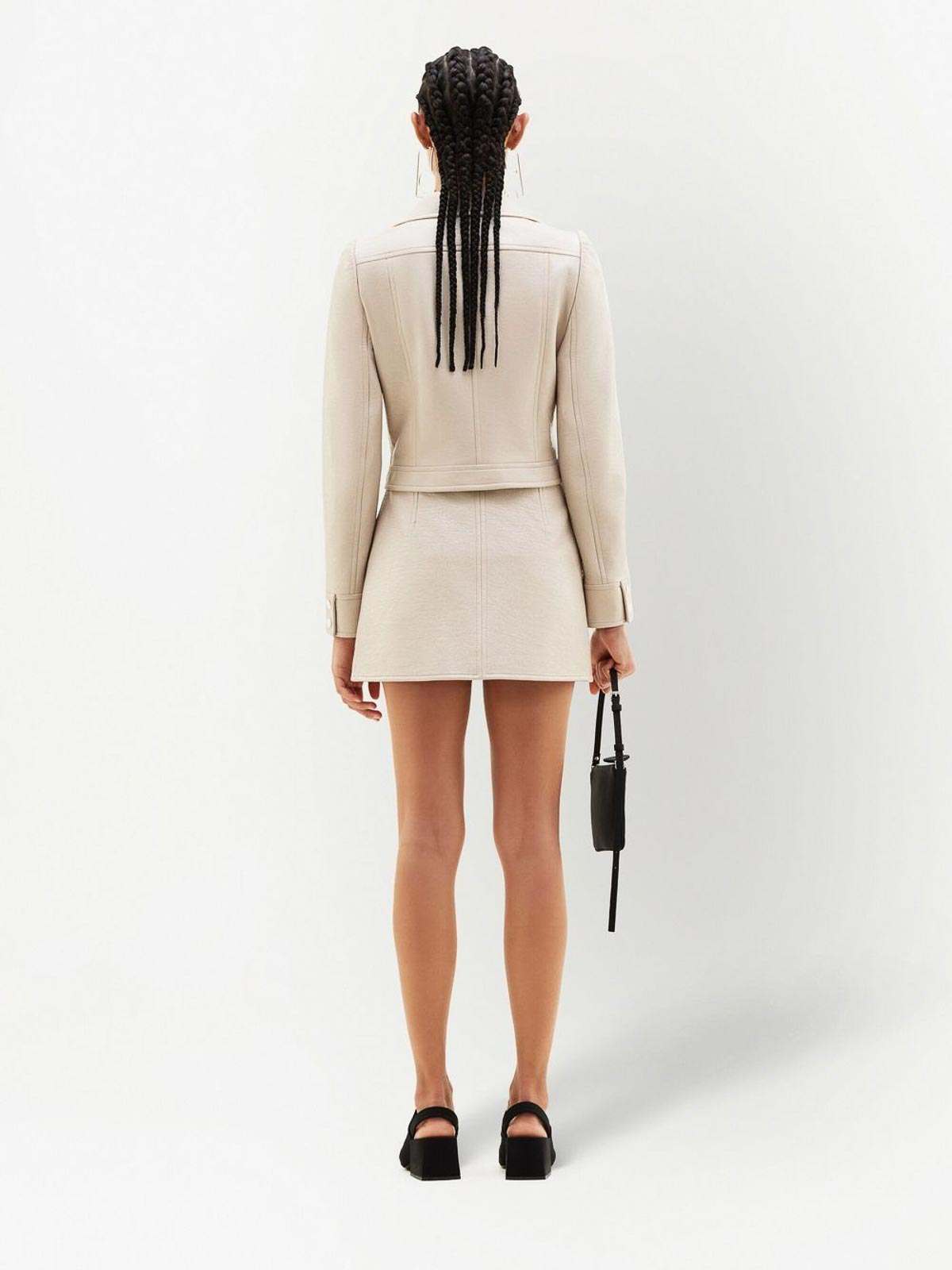 Shop Courrèges Blazer Jacket In Gris