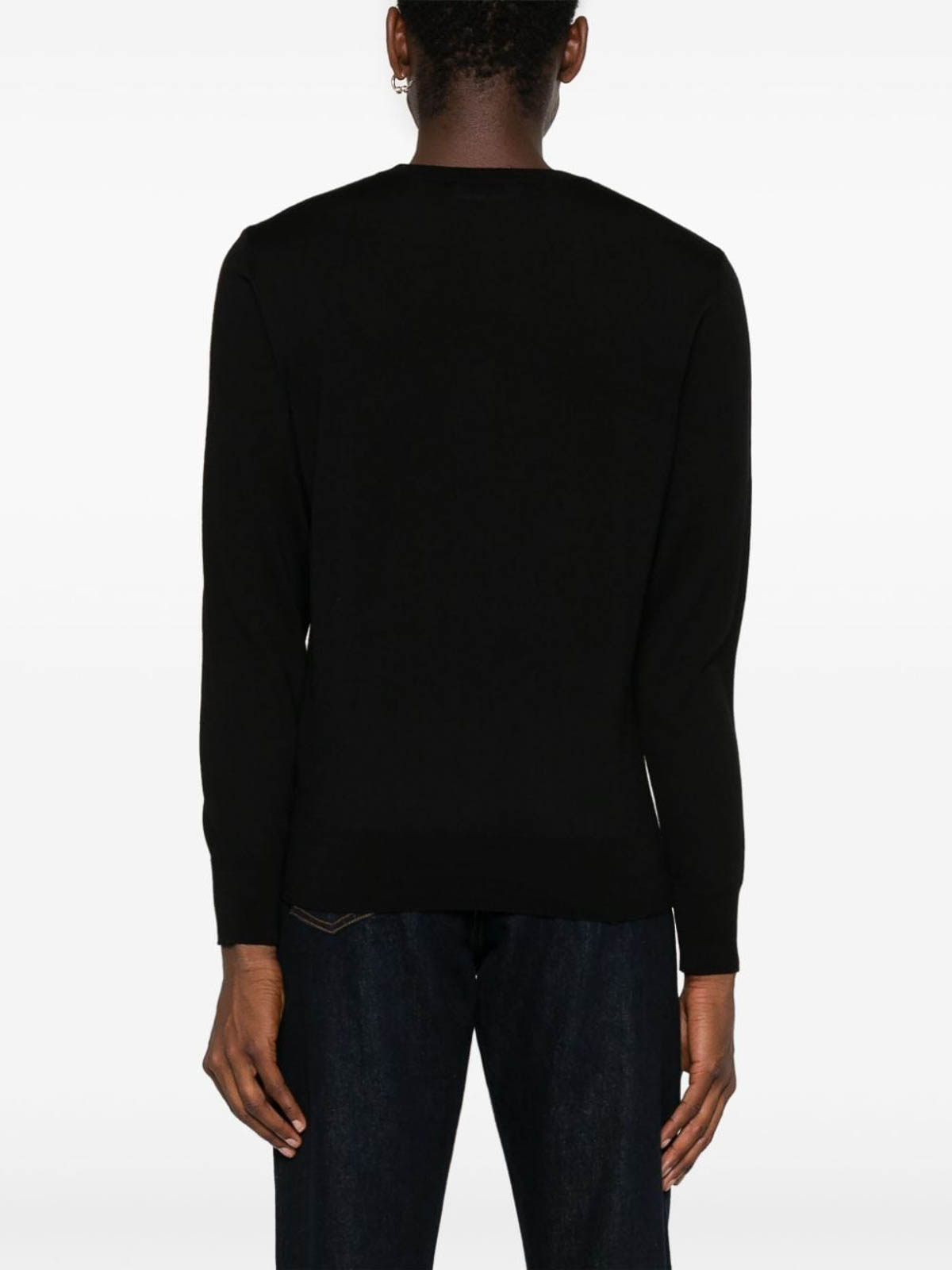 Shop Dsquared2 Knitted Pullover In Negro