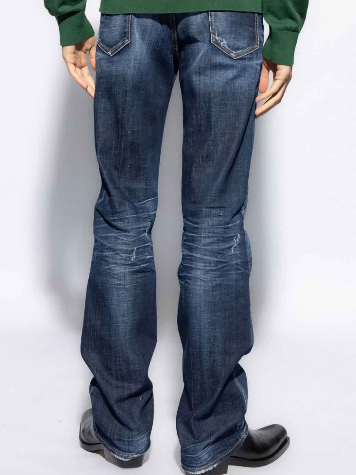 Shop Dsquared2 Straigth Leg Jeans In Azul