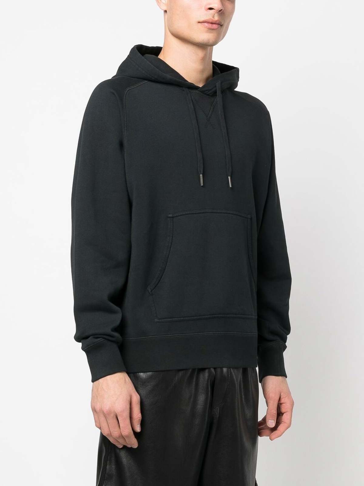 Shop Tom Ford Cotton Sweatshirt In Negro