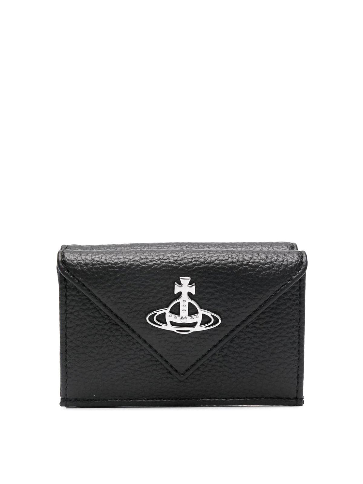 Vivienne Westwood Leather Wallet In Negro