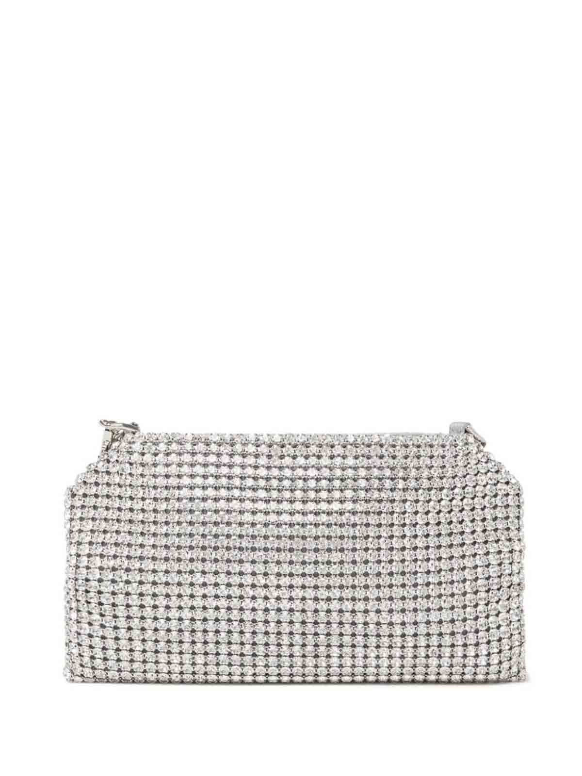 Shop Stella Mccartney Leather Bag In Plata