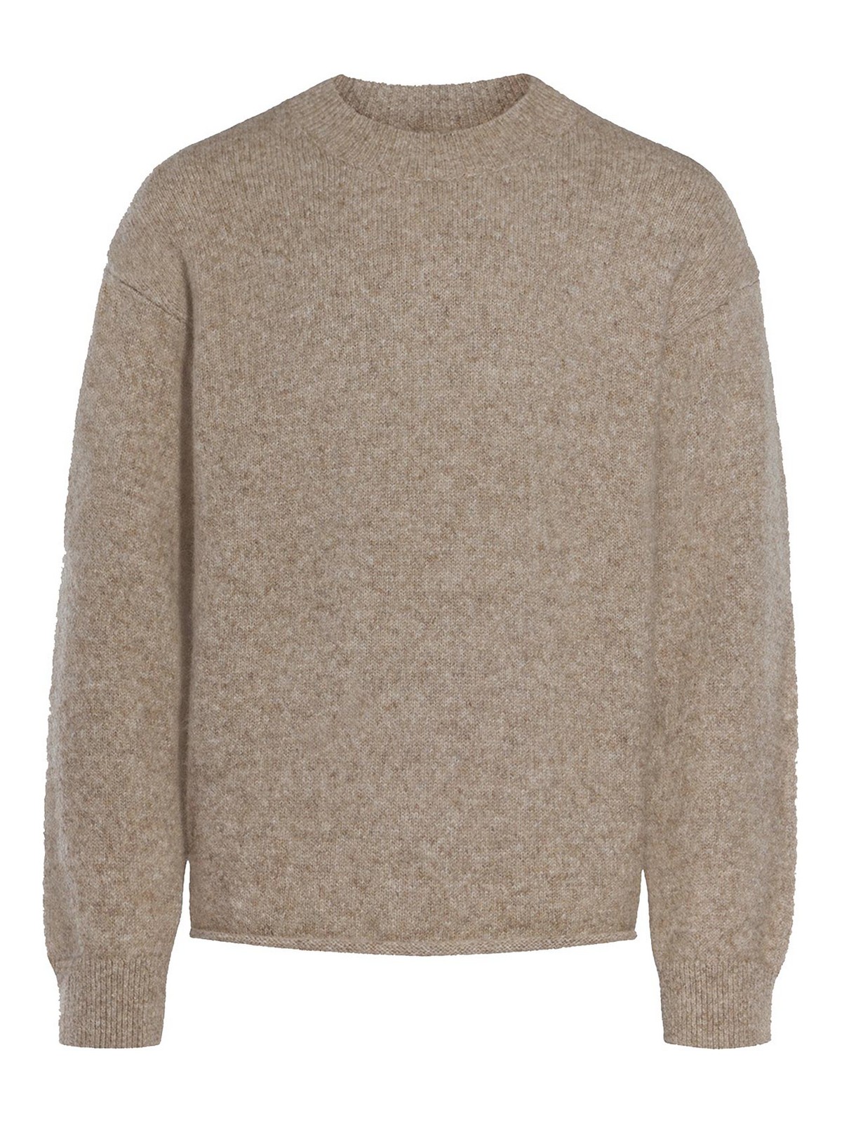 Shop Jacquemus Beige Sweatshirt