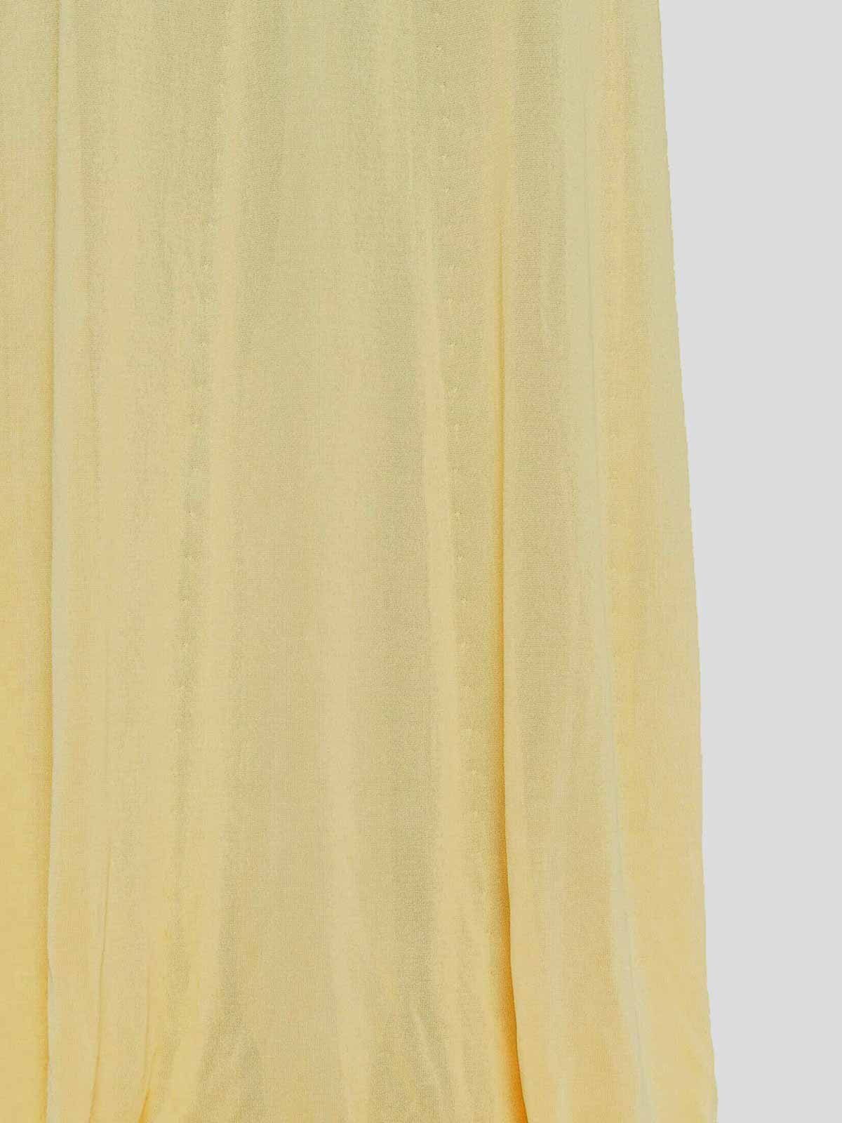 Shop Jacquemus Viscose Dress In Light Yellow