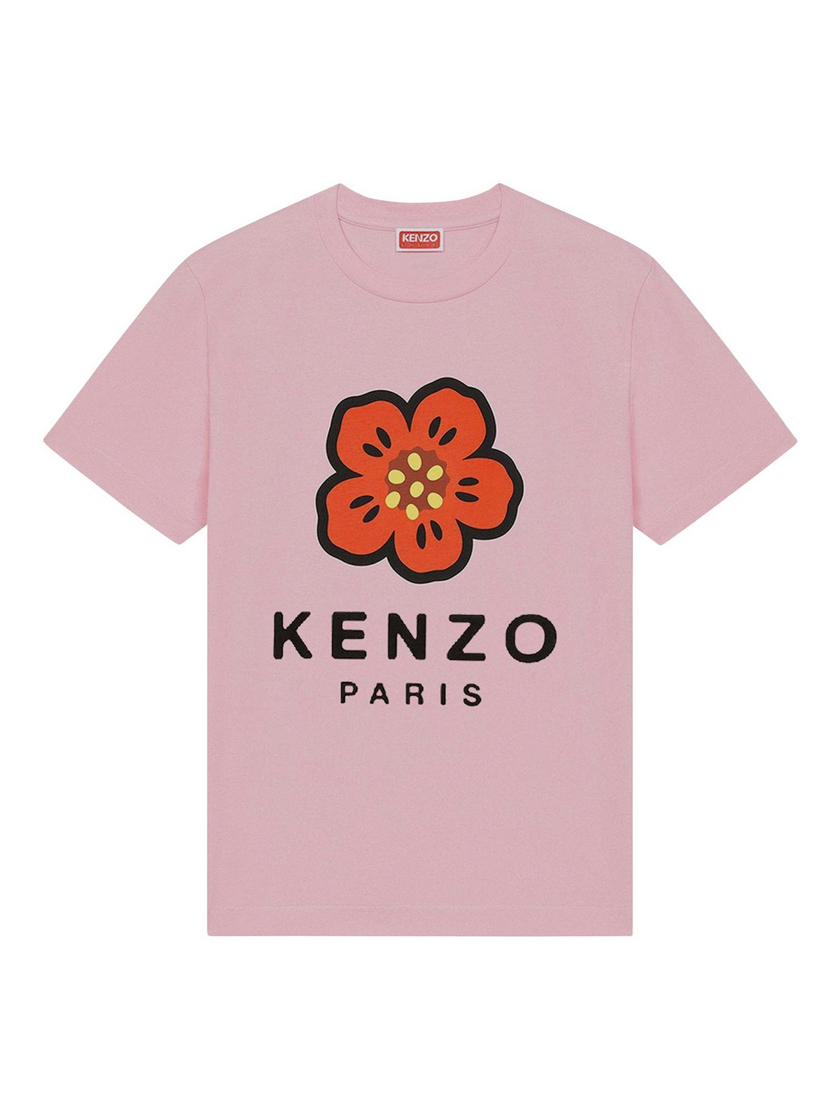 Shop Kenzo Cotton T-shirt In Pink