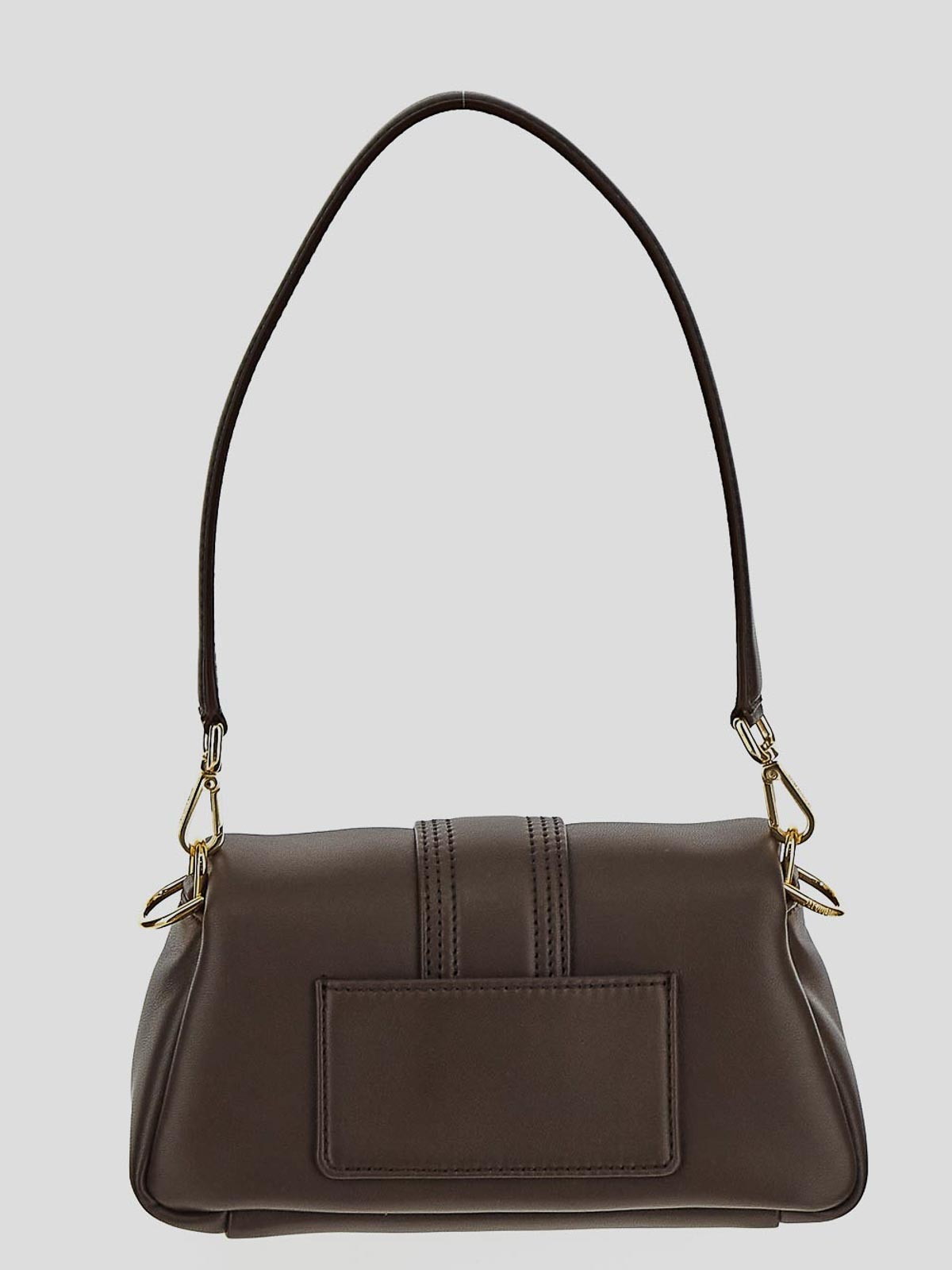 Shop Jacquemus Leather Bag In Beige