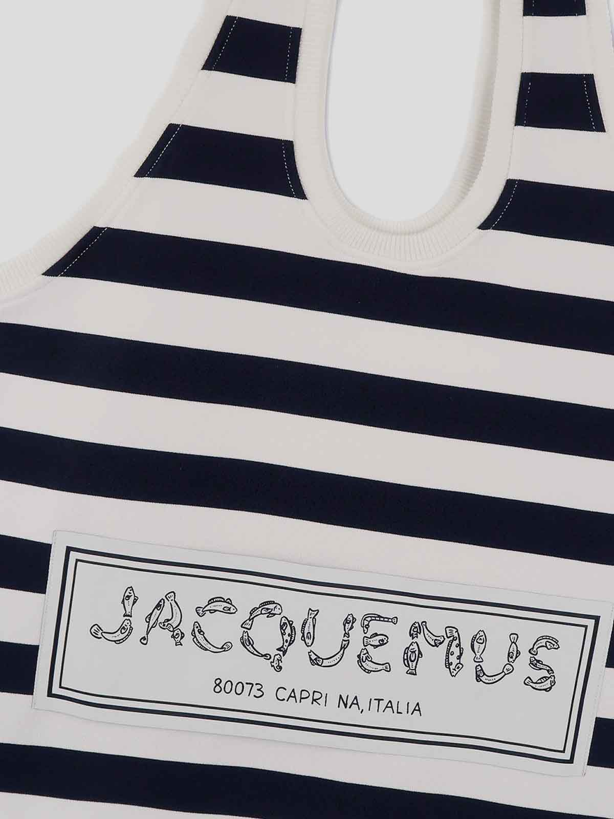 Shop Jacquemus Viscose Bag In Multicolour