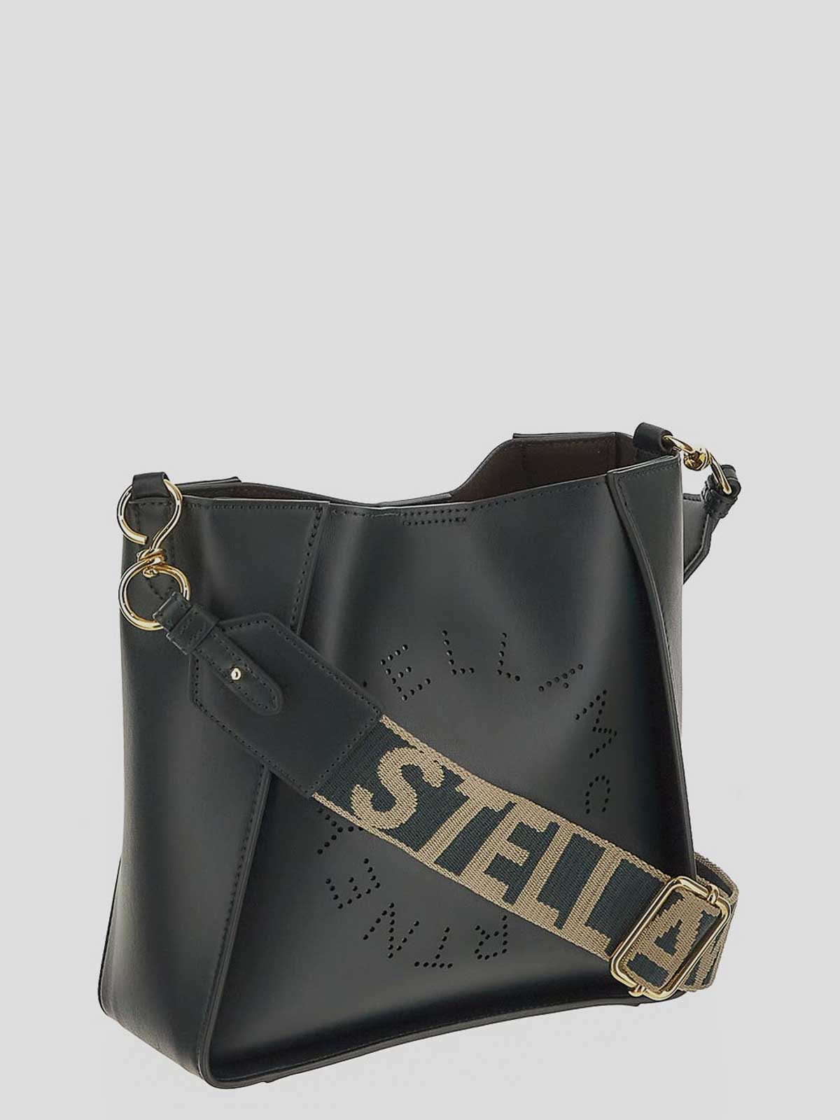 Shop Stella Mccartney Faux Leather Tote Bag In Green