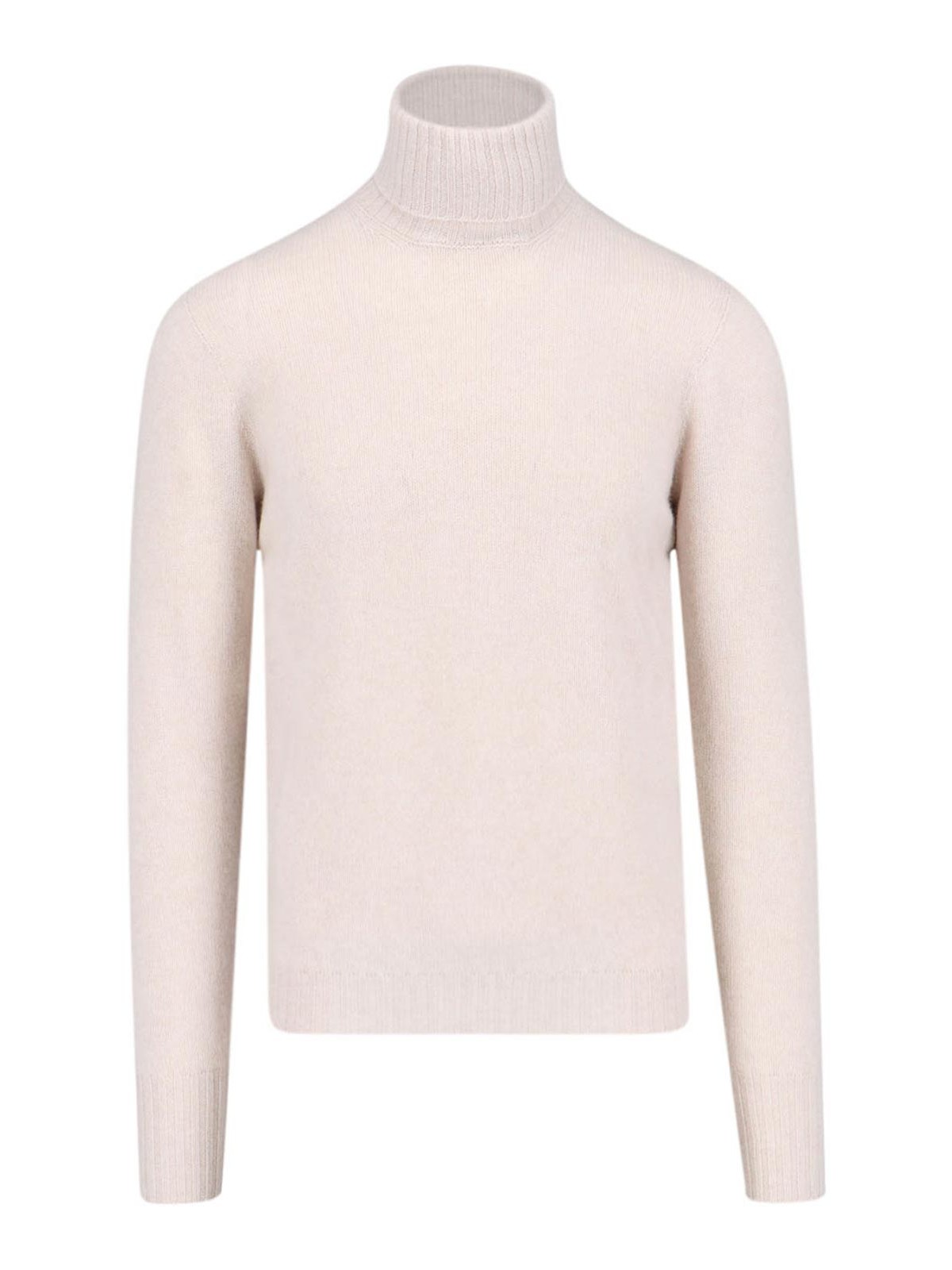 Shop Drumohr Turtleneck Sweater In White