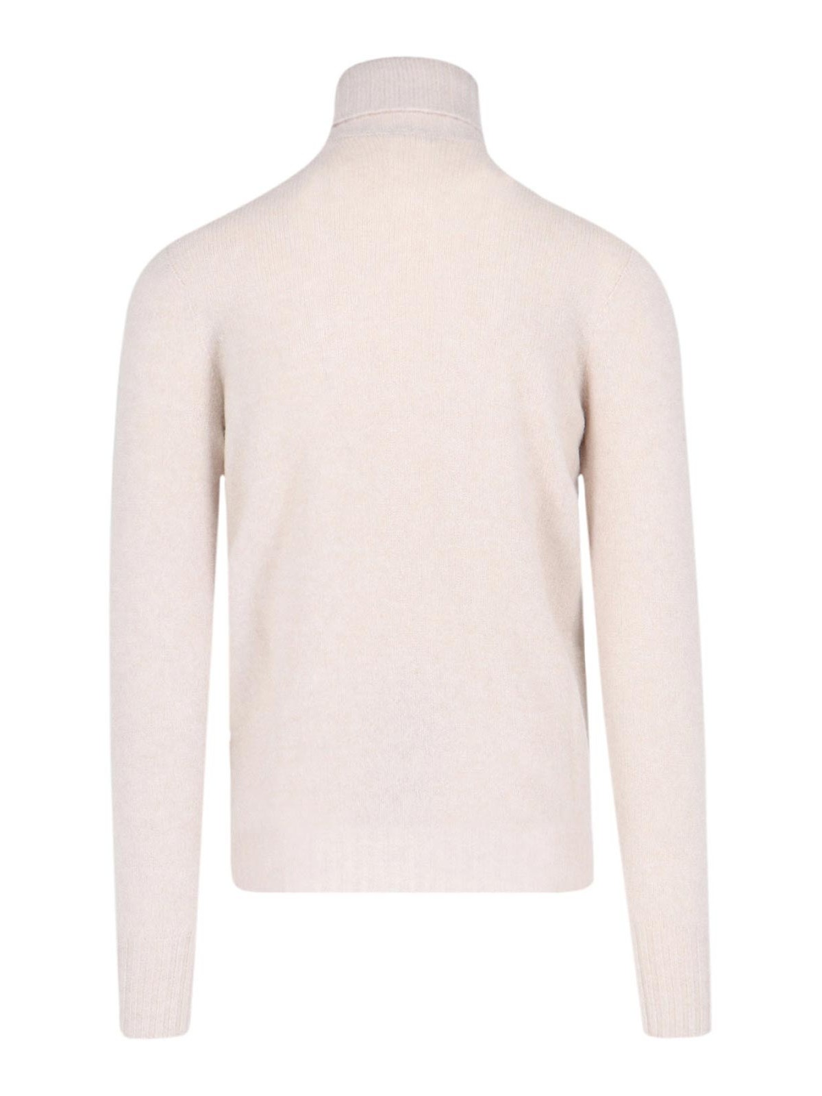 Shop Drumohr Turtleneck Sweater In White