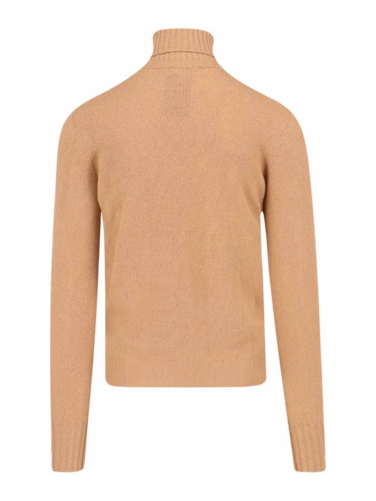 Shop Drumohr Turtleneck Sweater In Brown