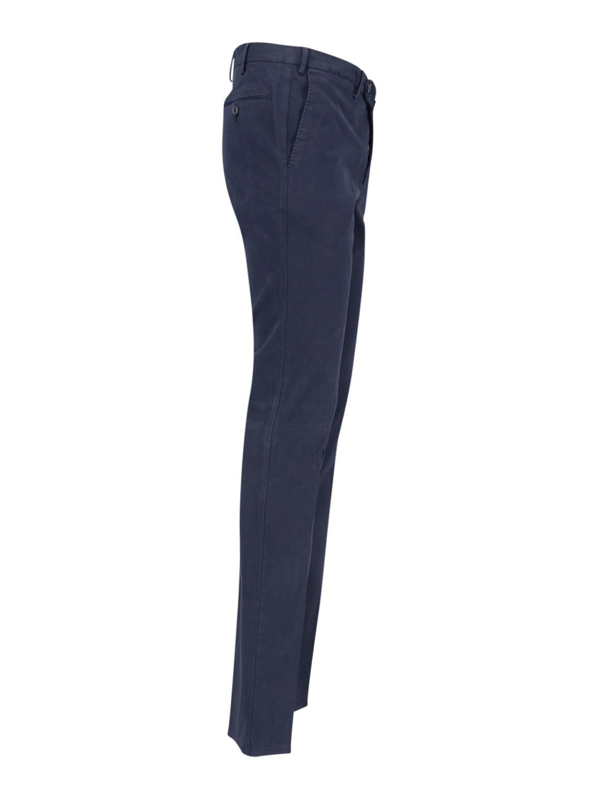 Shop Pt Torino Chino Trousers In Blue