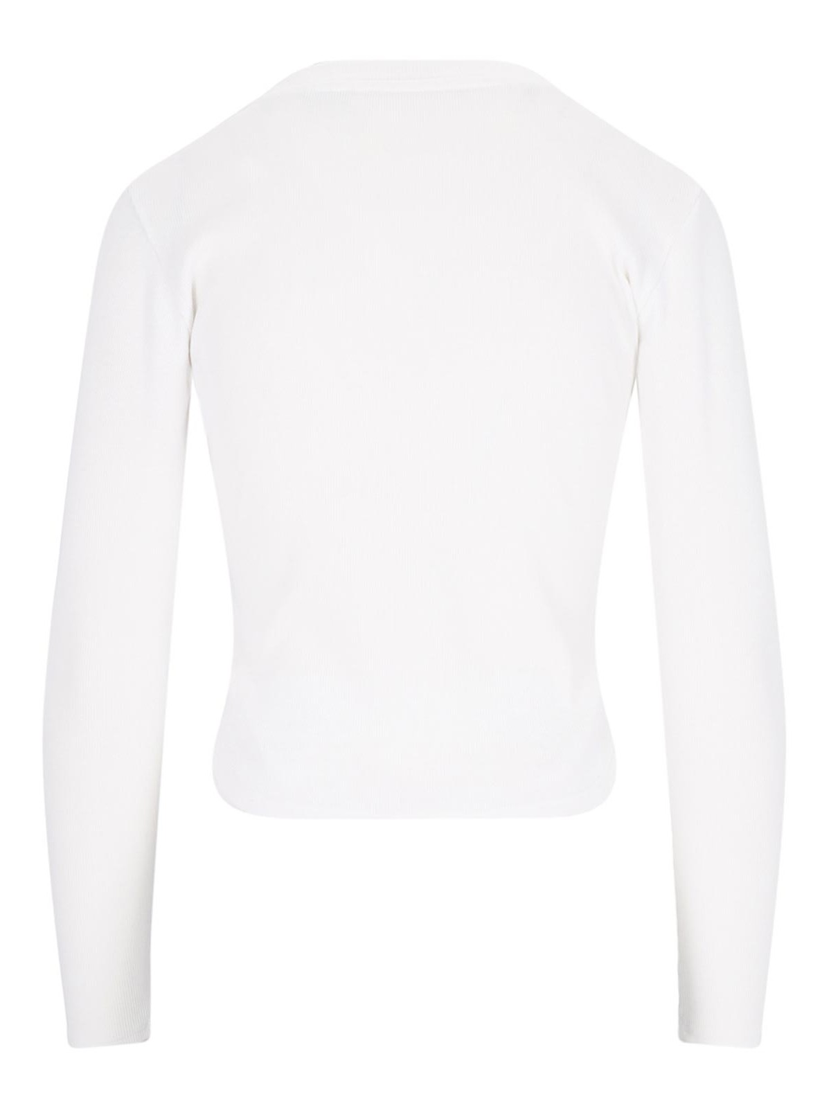 Shop Stella Mccartney Printed Crop T-shirt In White