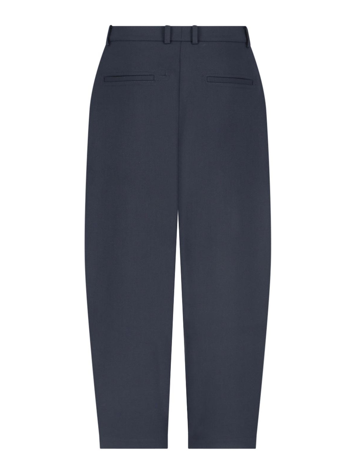 Shop Studio Nicholson Trousers In Blue