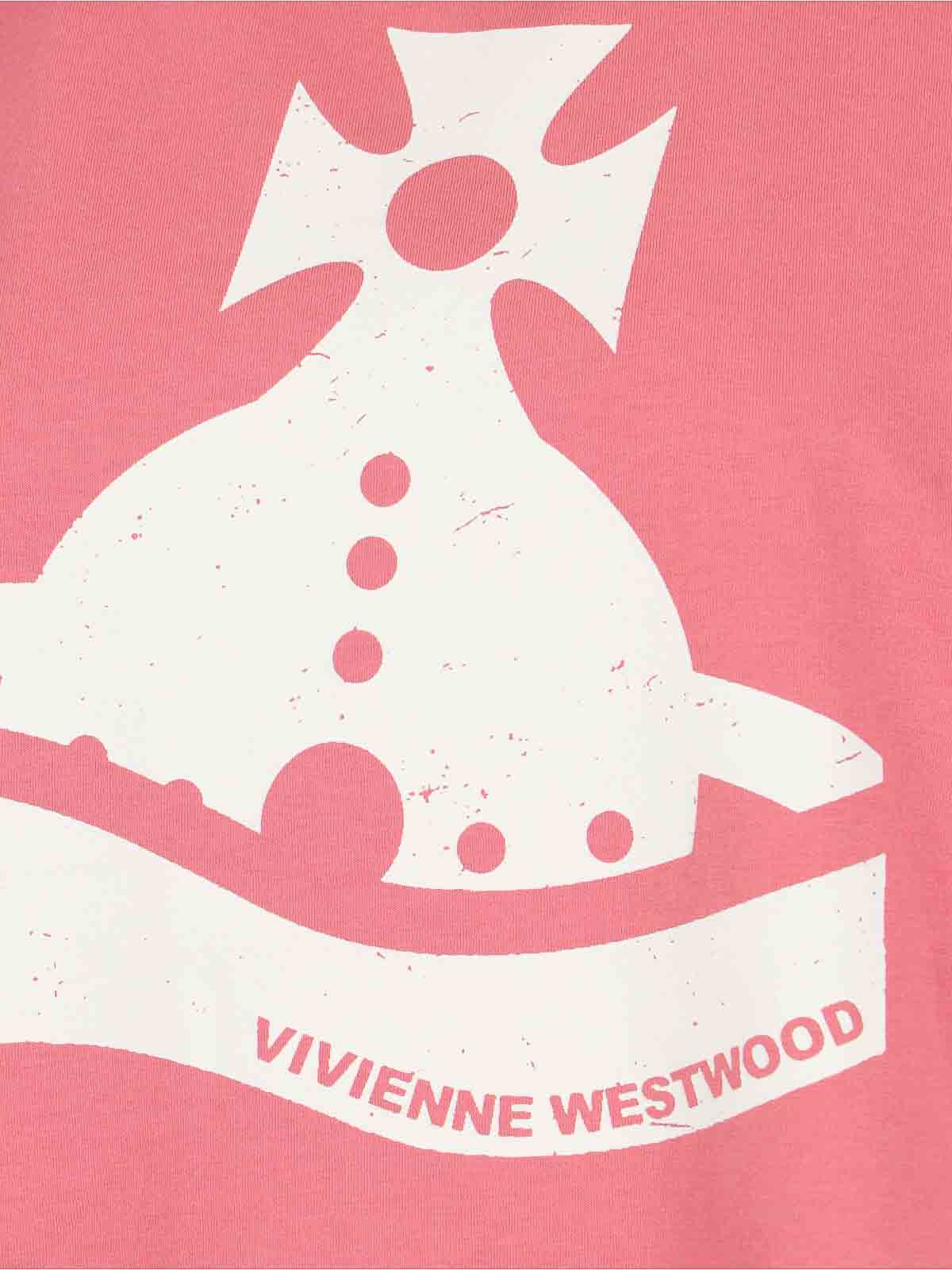 Shop Vivienne Westwood Printed Tee In Nude & Neutrals