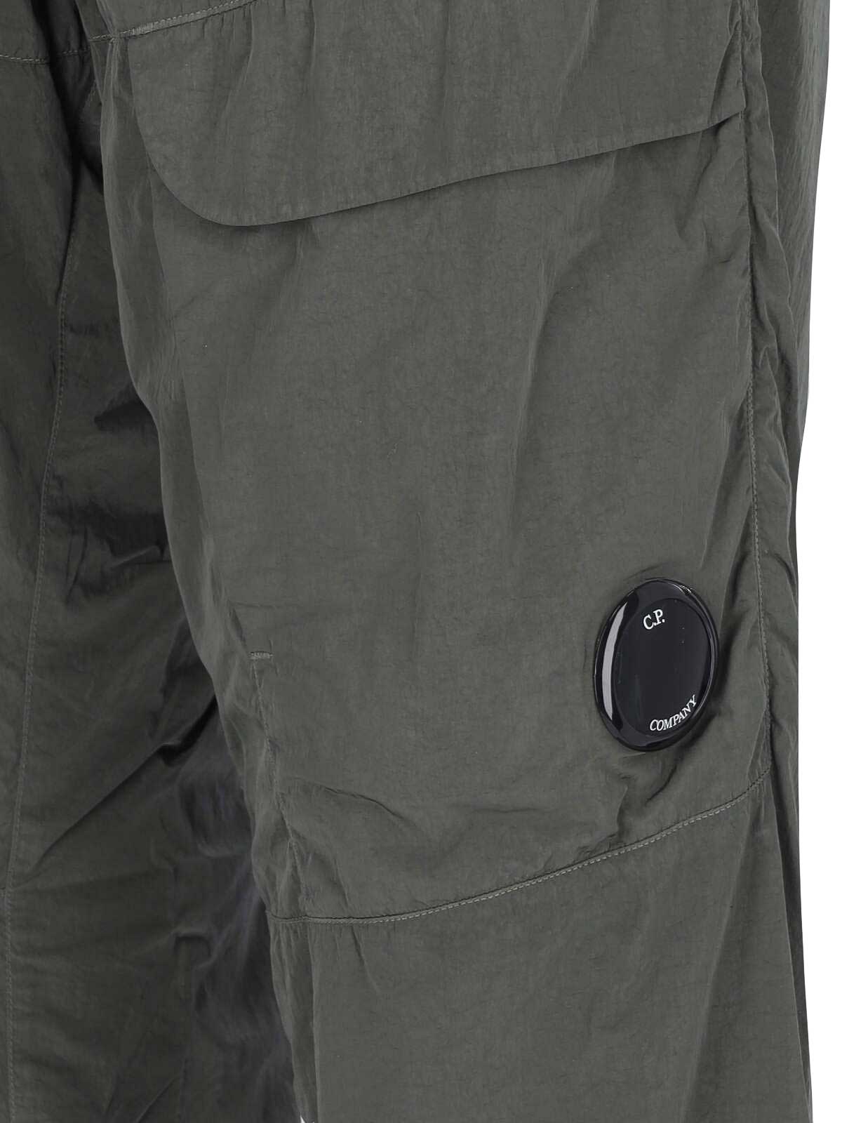 Shop C.p. Company Cargo Pants In Green