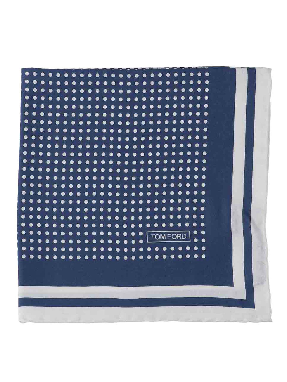 Shop Tom Ford Foulard In Blue