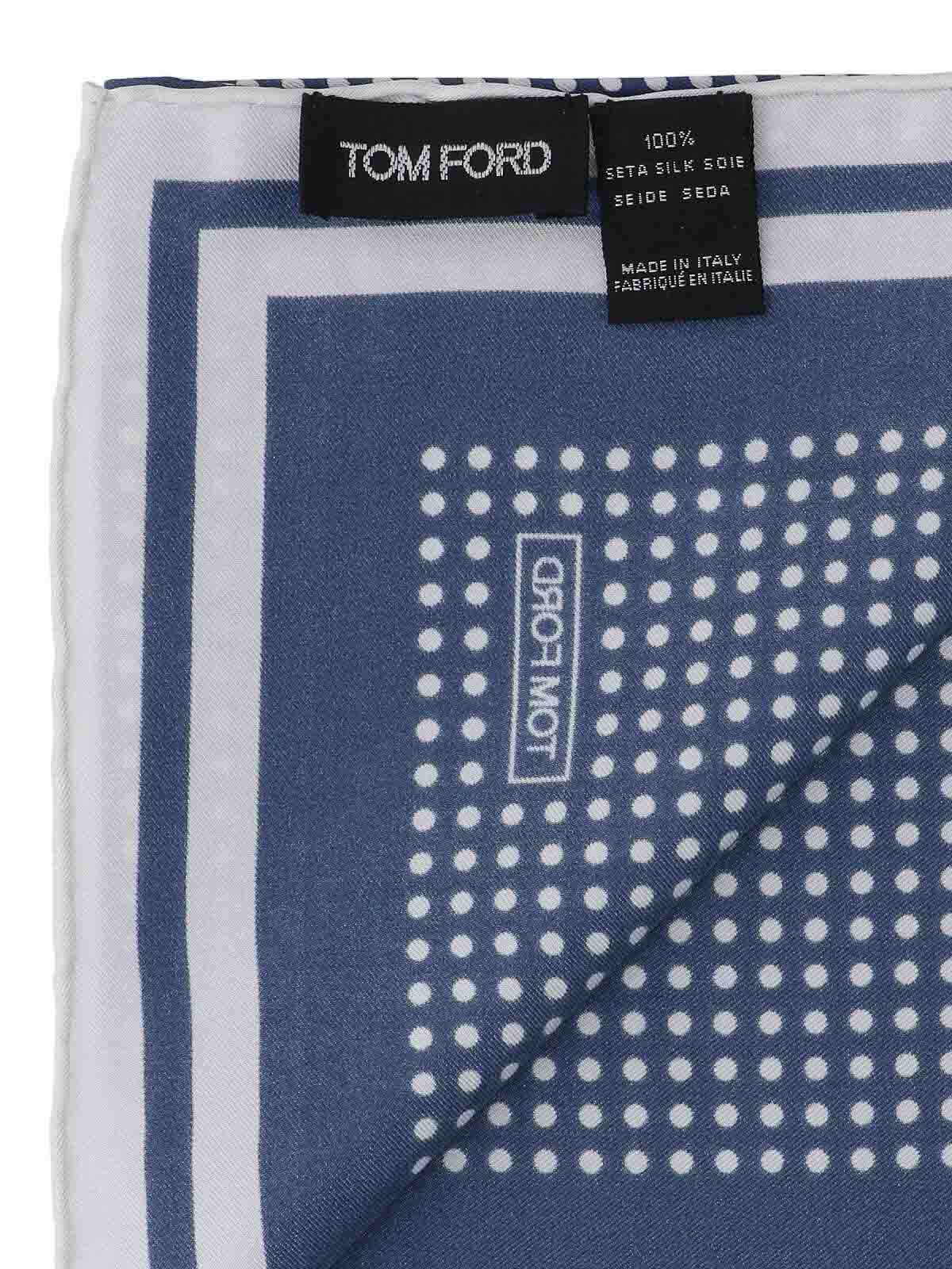 Shop Tom Ford Foulard In Blue